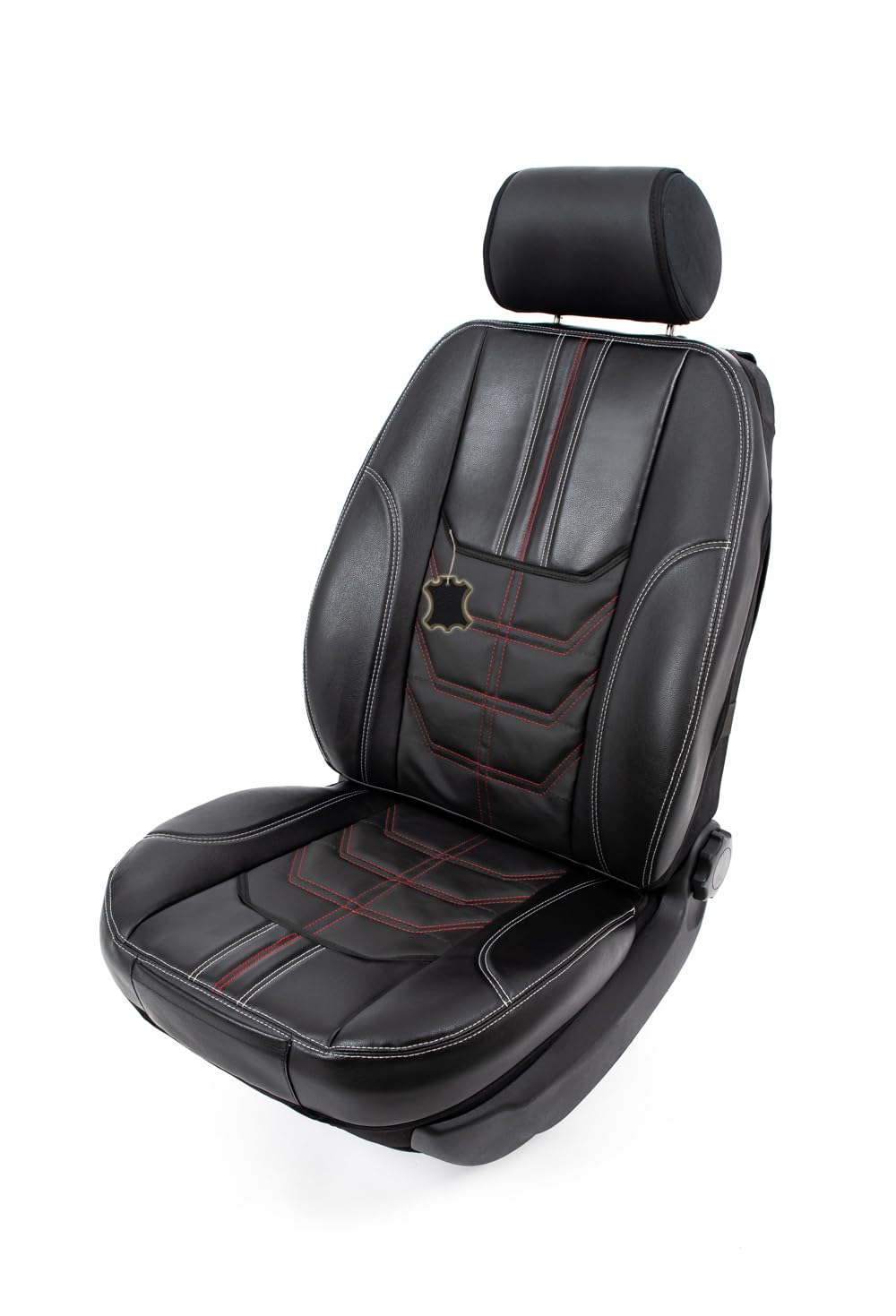 Piton Nettunello Leather Red-White Autositzschoner, Sitzschoner Auto, hermittel in der EU, universeller Sitzbezug, Sitzschutz kompatibel mit den meisten Autos und SUV Piton Nettunello Leather Red-White Autositzschoner, Sitzschoner Auto, hermittel in der EU, universeller Sitzbezug, Sitzschutz kompatibel mit den meisten Autos und SUV von Piton