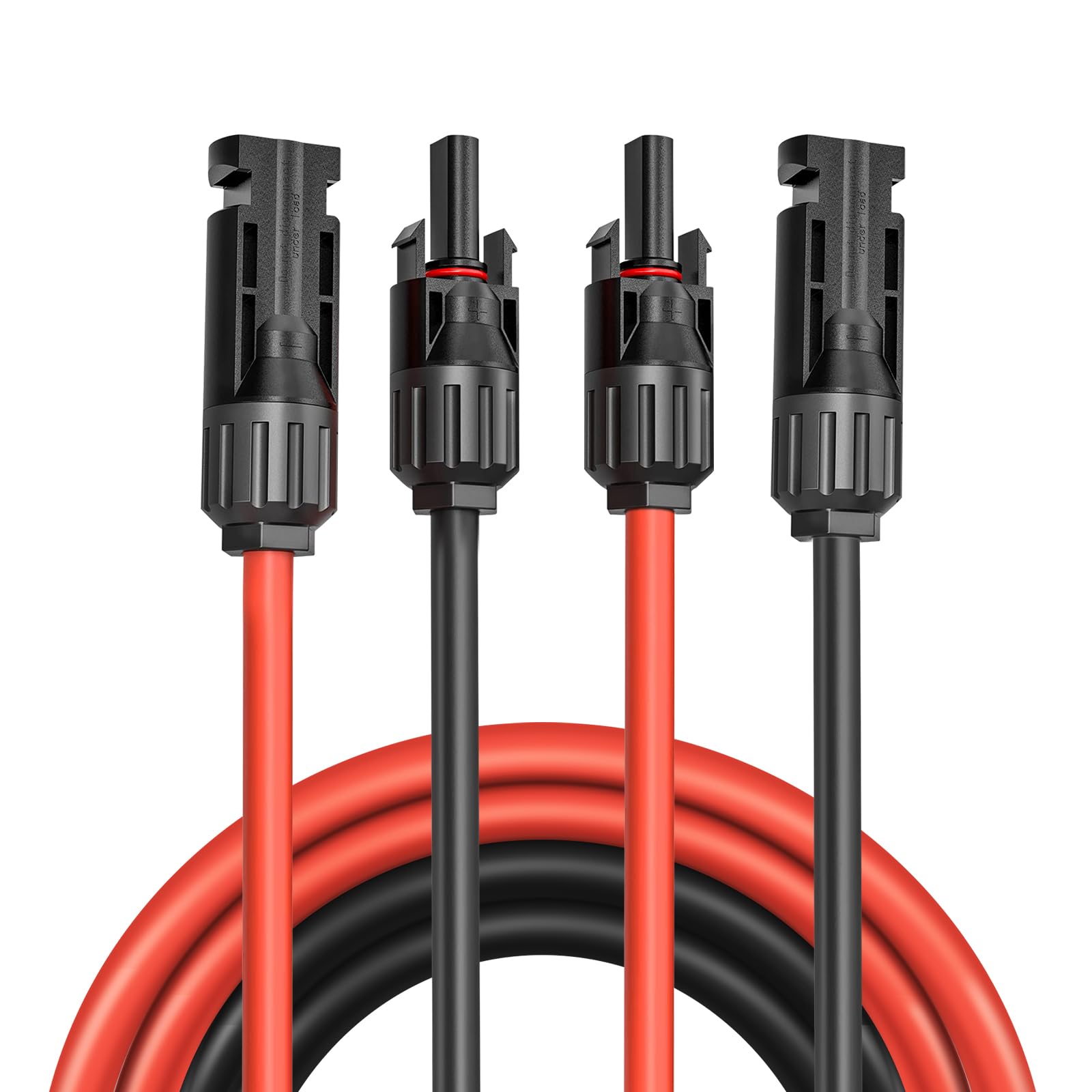 Solarkabel 4mm²/6mm², Verlängerung Solarkabel 1/2/3/5M, Verlängerung Solarkabel Solarstecker, Verlängerung Solarkabel (4MM²5M) von Pixelure