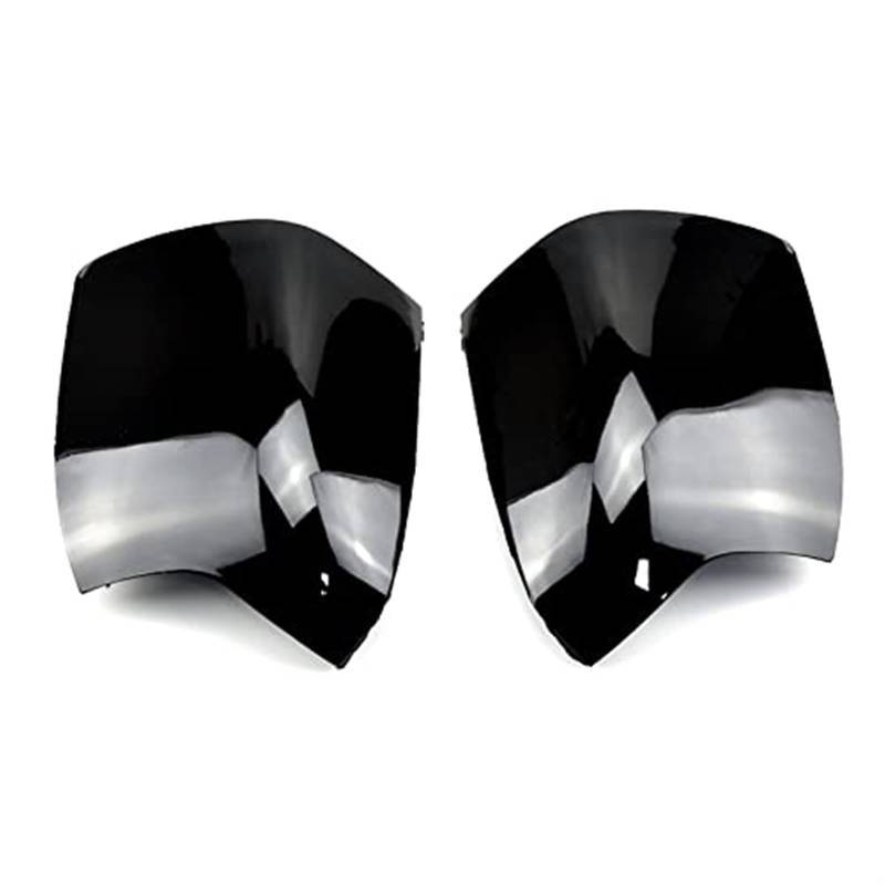 Pizgear 1 Paar Auto-Rückspiegelabdeckungen Rückspiegelabdeckung, for Ford, 2005-2008, for Focus, Auto-Ersatzteile Außenspiegel Ersatzteile Auto-Außenspiegelabdeckung(Black NO Light-1) von Pizgear
