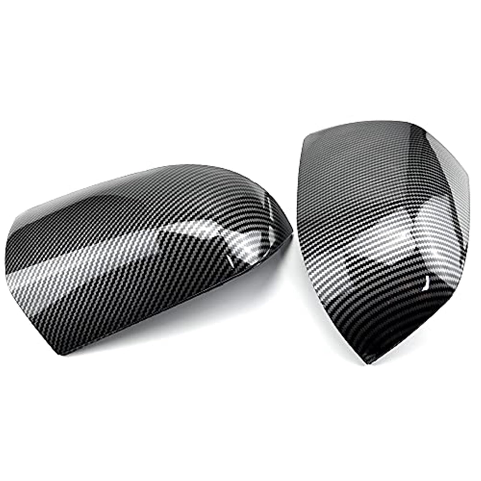 Pizgear 1 Paar Auto-Rückspiegelabdeckungen Rückspiegelabdeckung, for Ford, for Focus, 2005-2008 Auto-Ersatzteilzubehör Außenspiegel Ersatzteile Auto-Außenspiegelabdeckung(Black NO Light-1) von Pizgear