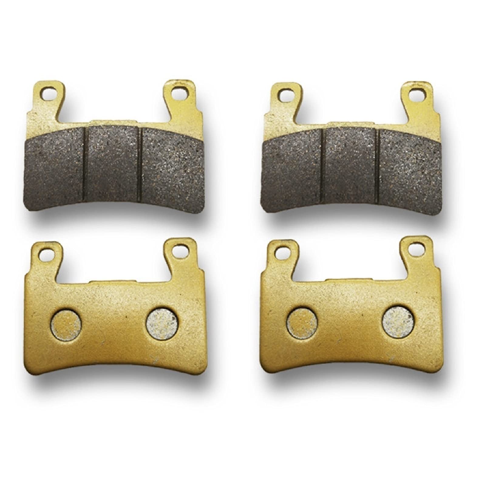 Pizgear 1 Satz Motorrad-Bremsbeläge vorne und hinten, Scheibenbacken, for CB400 VTEC 400 I II 1999 2000 2001 2003 2004 1999-2004 Motorrad-Bremsbeläge(2 Pair Front) von Pizgear