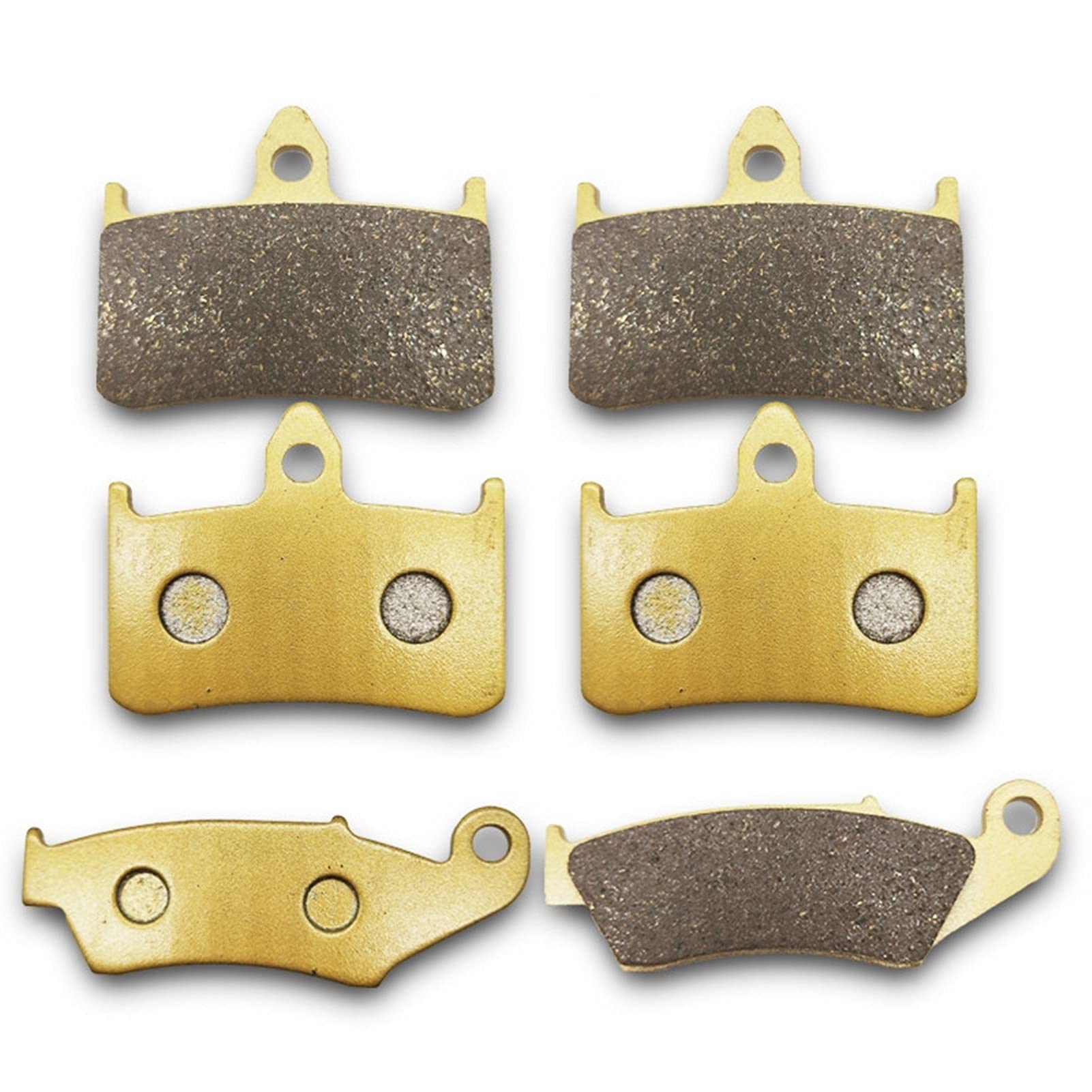 Pizgear 1 Satz Motorradbremsbeläge Scheibenbacken vorne und hinten, for VFR750 VFR400 RVF400 VFR RVF 40 NC30 NC35 Teile Motorrad-Bremsbeläge(3 Pairs All) von Pizgear