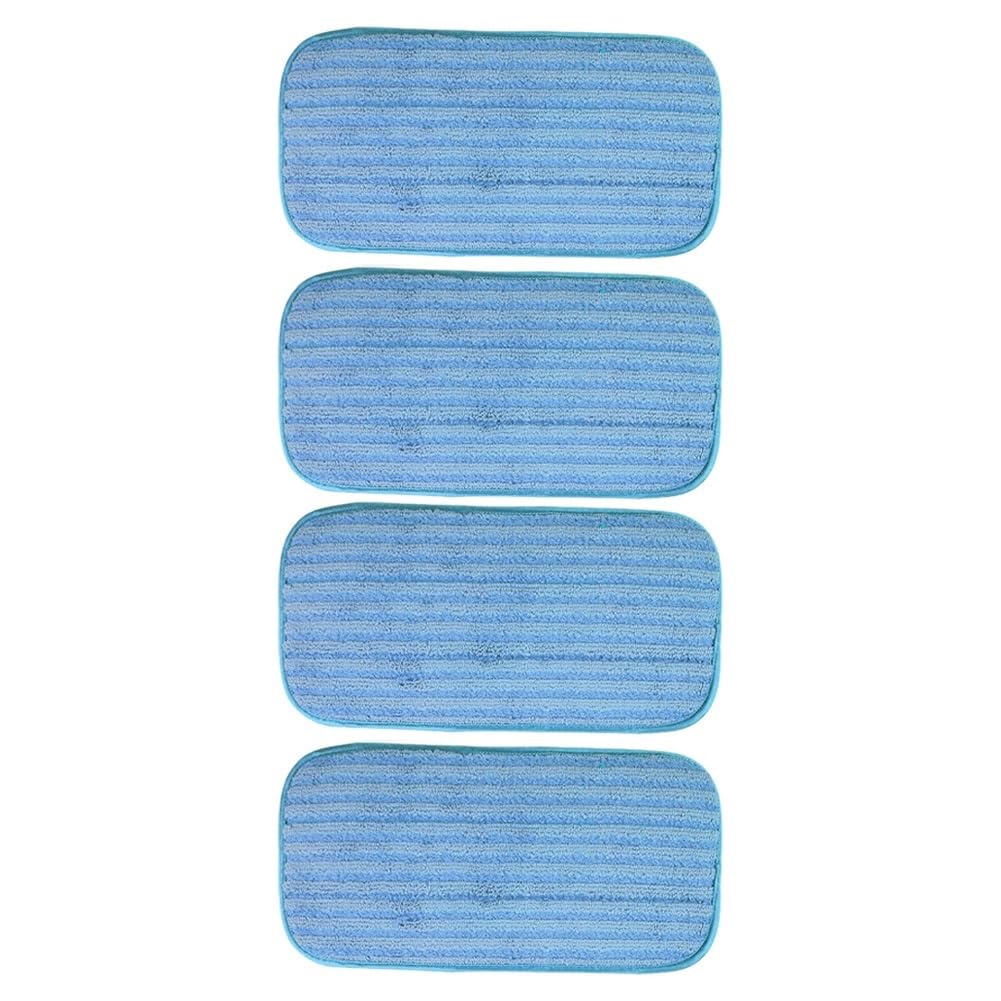 Pizgear 2/4 Stück wiederverwendbares Mikrofaser-Mopp-Pad, for, Staubsauger-Maschinen-Ersatz-Kehrmaschine-Mopp-Pad, Nachfüllungen for die Bodenreinigung Roboter-Staubsauger-Wischpad(4 Pack) von Pizgear