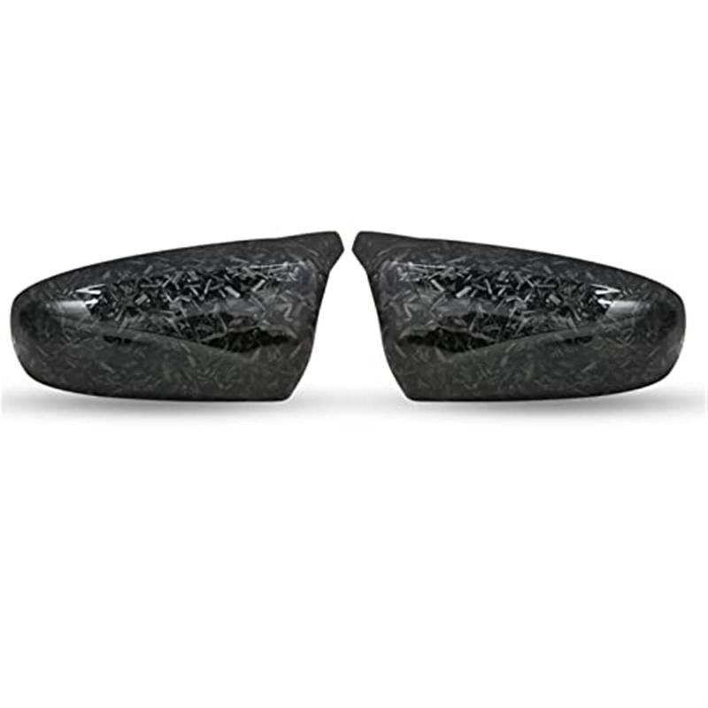 Pizgear 2 Stück Seitenflügel Rückspiegel modifiziertes Auto-Styling Leuchtend Schwarze Spiegelabdeckkappen mit Carbonfaser-Muster, for, X5 E70 X6 E71 2008-2013 Außenspiegel Ersatzteile Auto-Außenspie von Pizgear