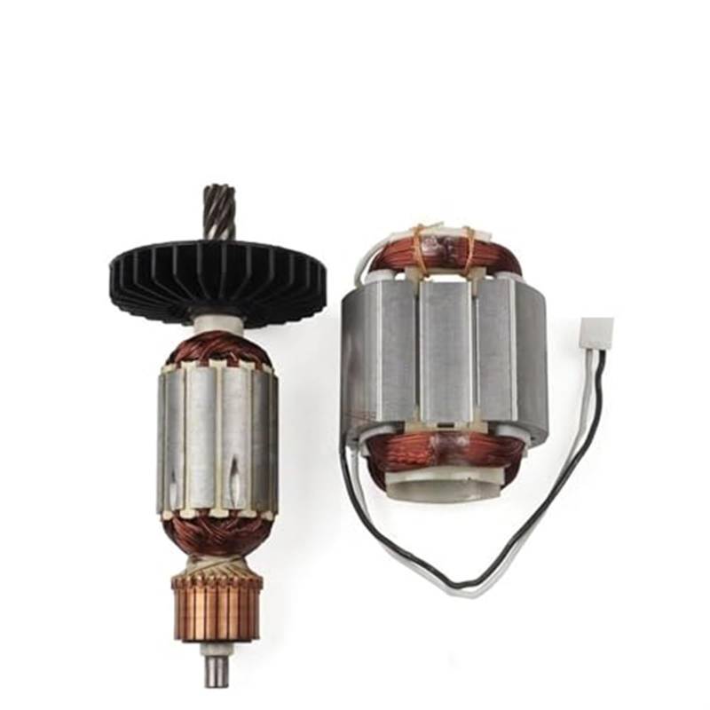 Pizgear 220–240 V Rotor-Anker-Zubehör HR2810, for Makita, HR2810 Hammer-Rotor-Anker-Anker-Stator-Spulen-Ersatz Gartengeräte Anker Rotor Anker(Black with Bearing) von Pizgear
