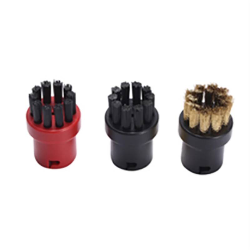 Pizgear 3-teilige Düsenbürsten aus Nylon mit Messingborsten, for, for SC1 SC2 SC3 SC4 SC5 SC7, for EasyFix Mopp-Tücher, Dampfreiniger-Teile Dampfreiniger-Zubehör von Pizgear