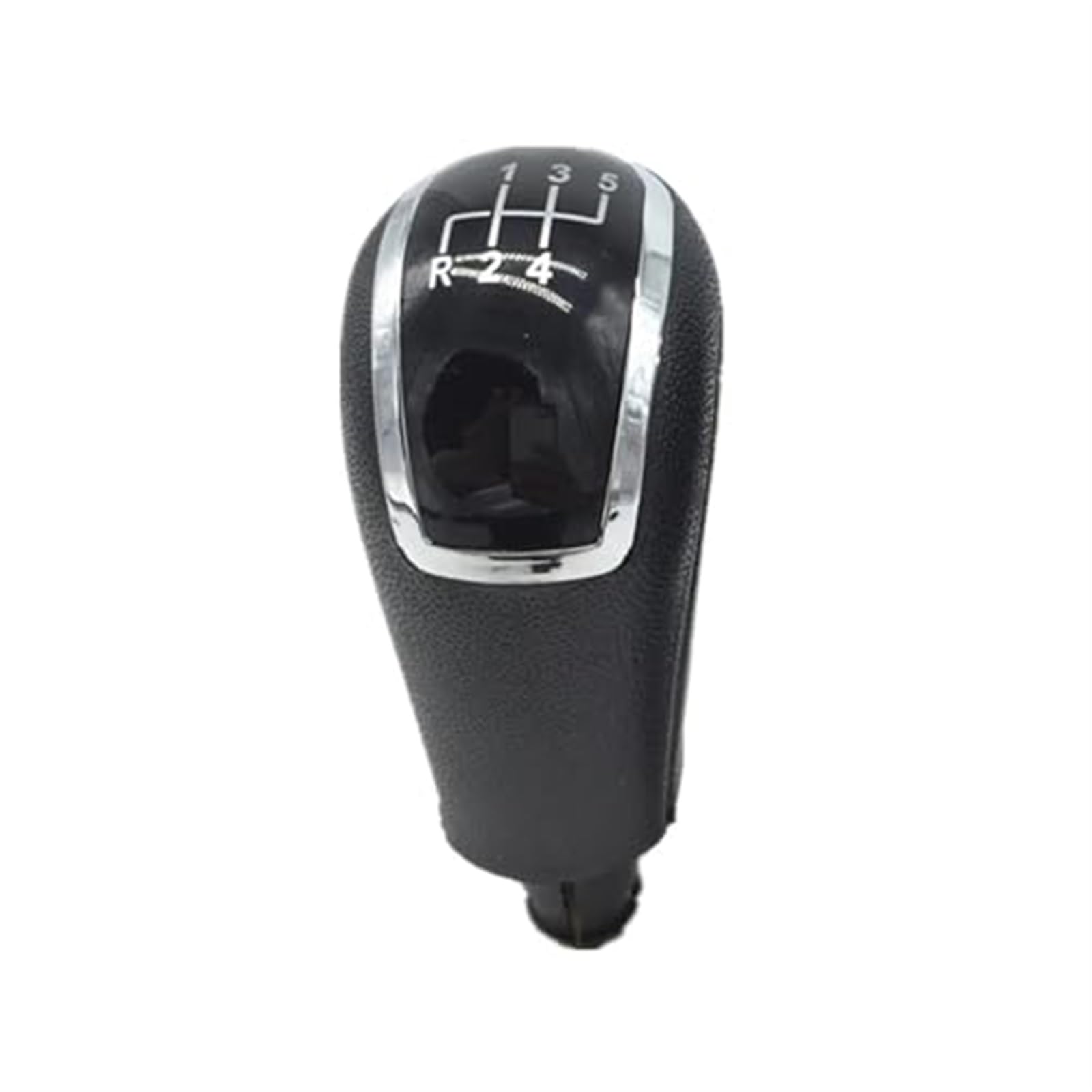 Pizgear 5 6 Gang 12 mm Schaltknauf Gamasche Kofferraumabdeckung, for Skoda, for Octavia, A5 A6 2004–2012, manueller Hebel, Schalthebel, Griffstift Auto-Schaltknauf(5 Speed Black) von Pizgear
