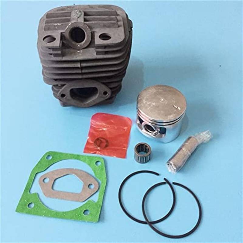 Pizgear 58cc Kettensägenzylinder und Kolben, kompletter Satz 5800 Kettensägenzylindersatz, for Zylinderdurchmesser 45,2 mm Nadellagerscheiben von Pizgear