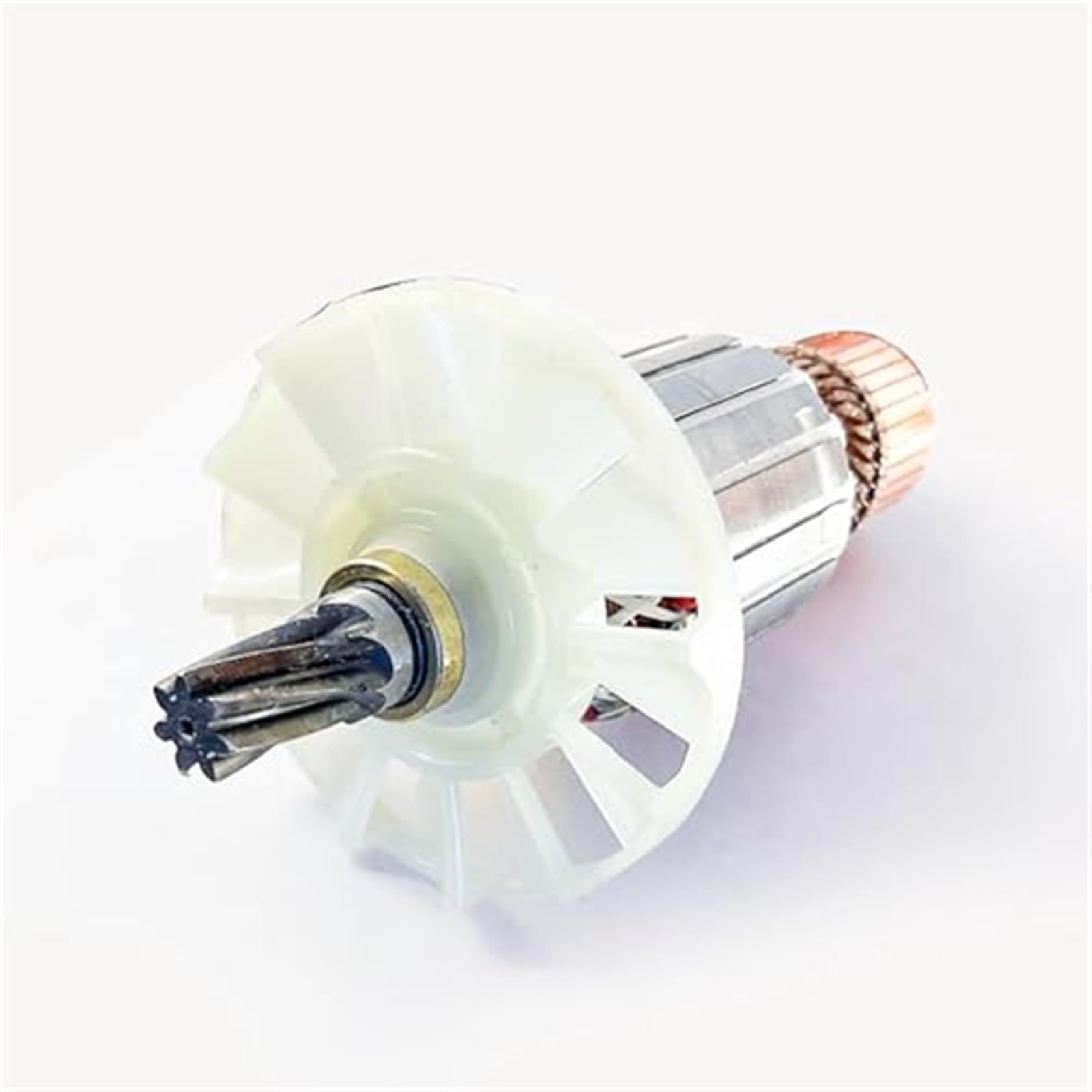 Pizgear AC220-240V Rotor, for Hitachi, PH65A PH-65A 85A 75A 95A Elektrische Spitzhacke Schlagbohrmaschine Anker Anker Zubehör 7 Zähne 9 Zähne Gartengeräte Anker Rotor Anker(Black 7teeth) von Pizgear