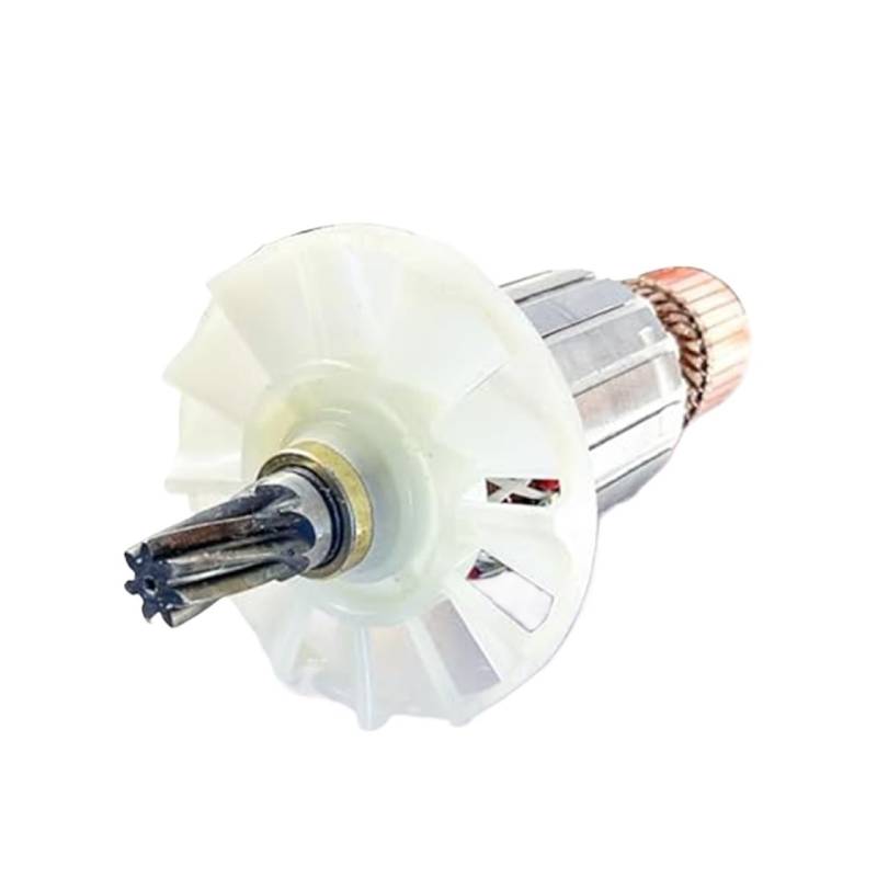 Pizgear AC220-240V Rotor, for Hitachi, PH65A PH-65A 85A 75A 95A Elektrische Spitzhacke Schlagbohrmaschine Anker Anker Zubehör 7 Zähne 9 Zähne Gartengeräte Anker Rotor Anker(Black 9teeth) von Pizgear