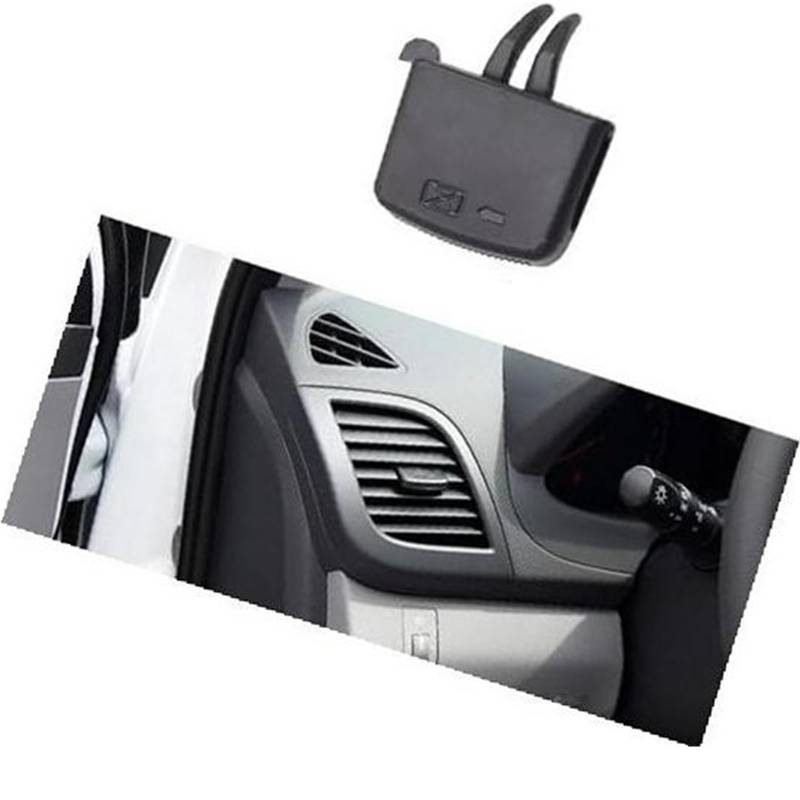 Pizgear Armaturenbrett-Entlüftungs-Reparatursatz, Auslasslaschen-Clip, Entlüftungsgitter, Auto-Clip, for Hyundai, for Verna for Solaris 2010–2016 Auto-Lüftungsclip(Black NO.1) von Pizgear
