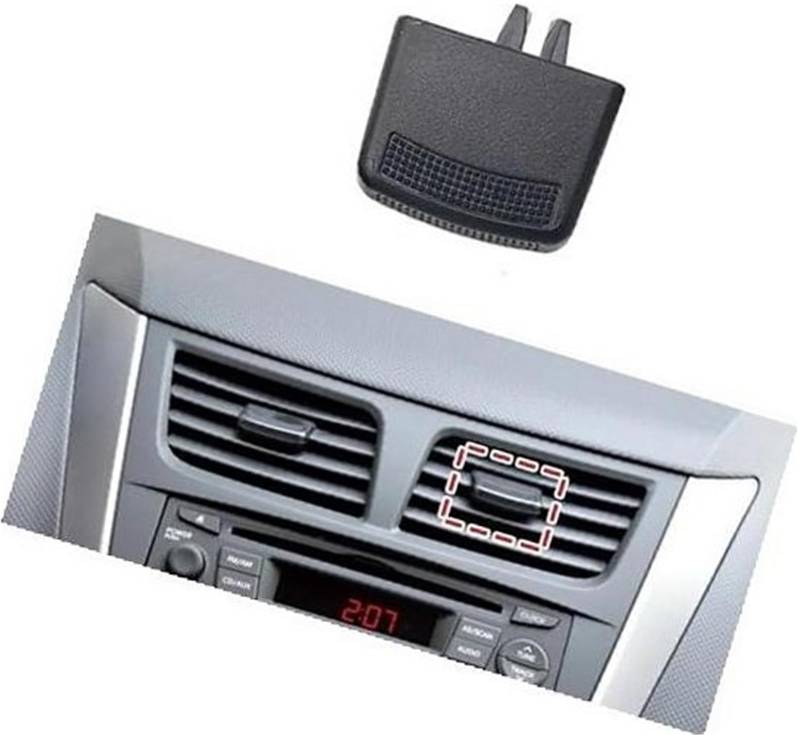 Pizgear Armaturenbrett-Entlüftungs-Reparatursatz, Auslasslaschen-Clip, Entlüftungsgitter, Auto-Clip, for Hyundai, for Verna for Solaris 2010–2016 Auto-Lüftungsclip(Black NO.3) von Pizgear