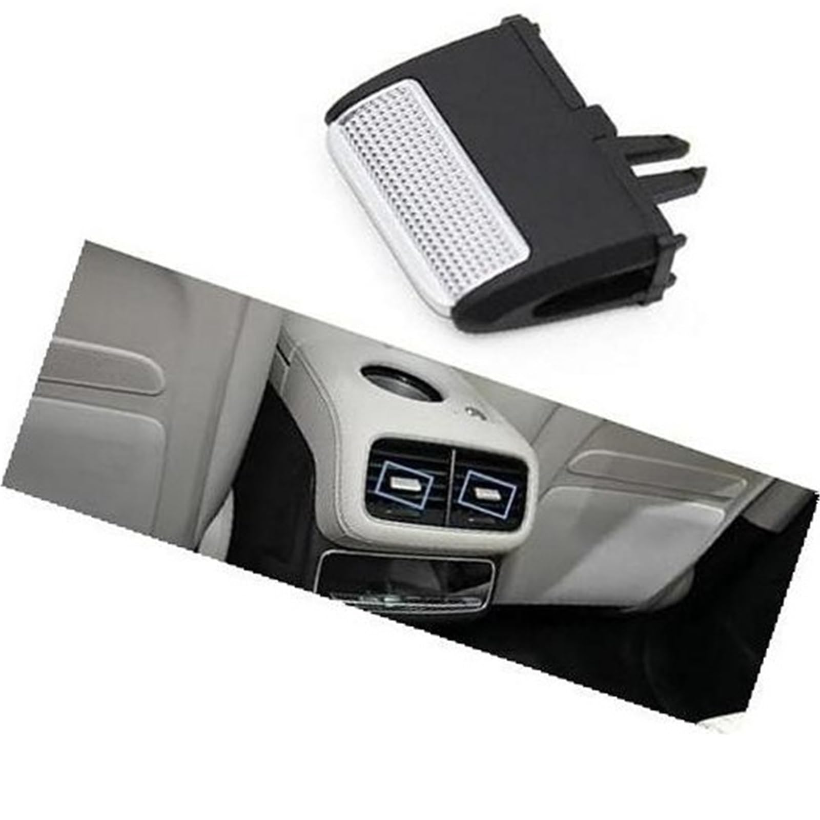 Pizgear Armaturenbrett-Entlüftungsgitter, Auto-Armaturenbrett vorne und hinten, AC-Entlüftungsgitter, Laschenclip-Schieber, for Mercedes-Benz, W167 GLS GLE 350 400 450 500 580 2020–2022 Auto-Lüftungsc Pizgear Armaturenbrett-Entlüftungsgitter, Auto-Armaturenbrett vorne und hinten, AC-Entlüftungsgitter, Laschenclip-Schieber, for Mercedes-Benz, W167 GLS GLE 350 400 450 500 580 2020–2022 Auto-Lüftungsc von Pizgear