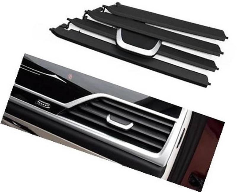 Pizgear Armaturenbrett-Entlüftungsgitter LHD RHD Auto-Armaturenbrett-AC-Entlüftungsauslassgitter, for, 5er G30 G31 6S GT G32 520d 525i 530i 540i Lüftungsauslass für Autoklimaanlage(Black LHD Right) von Pizgear
