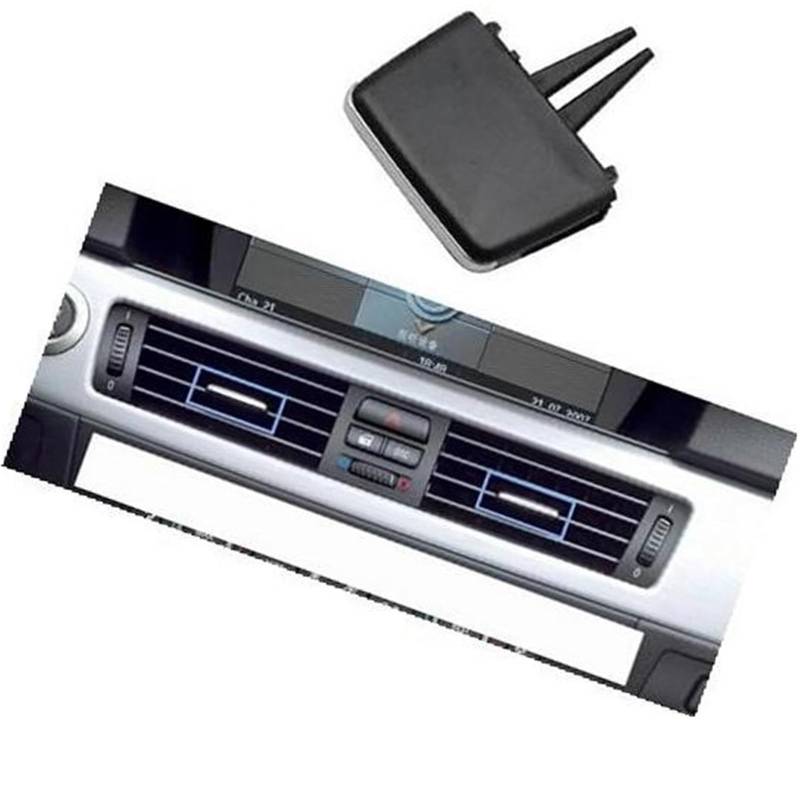 Pizgear Armaturenbrett-Entlüftungsöffnung, Auto-Klimaanlage, AC-Entlüftungsgitter, Lasche, Clip-Auslass, for, 3er-Serie E90 E91 E92 E93 316 318 320 325 328 64229130458 Auto-Lüftungsclip von Pizgear