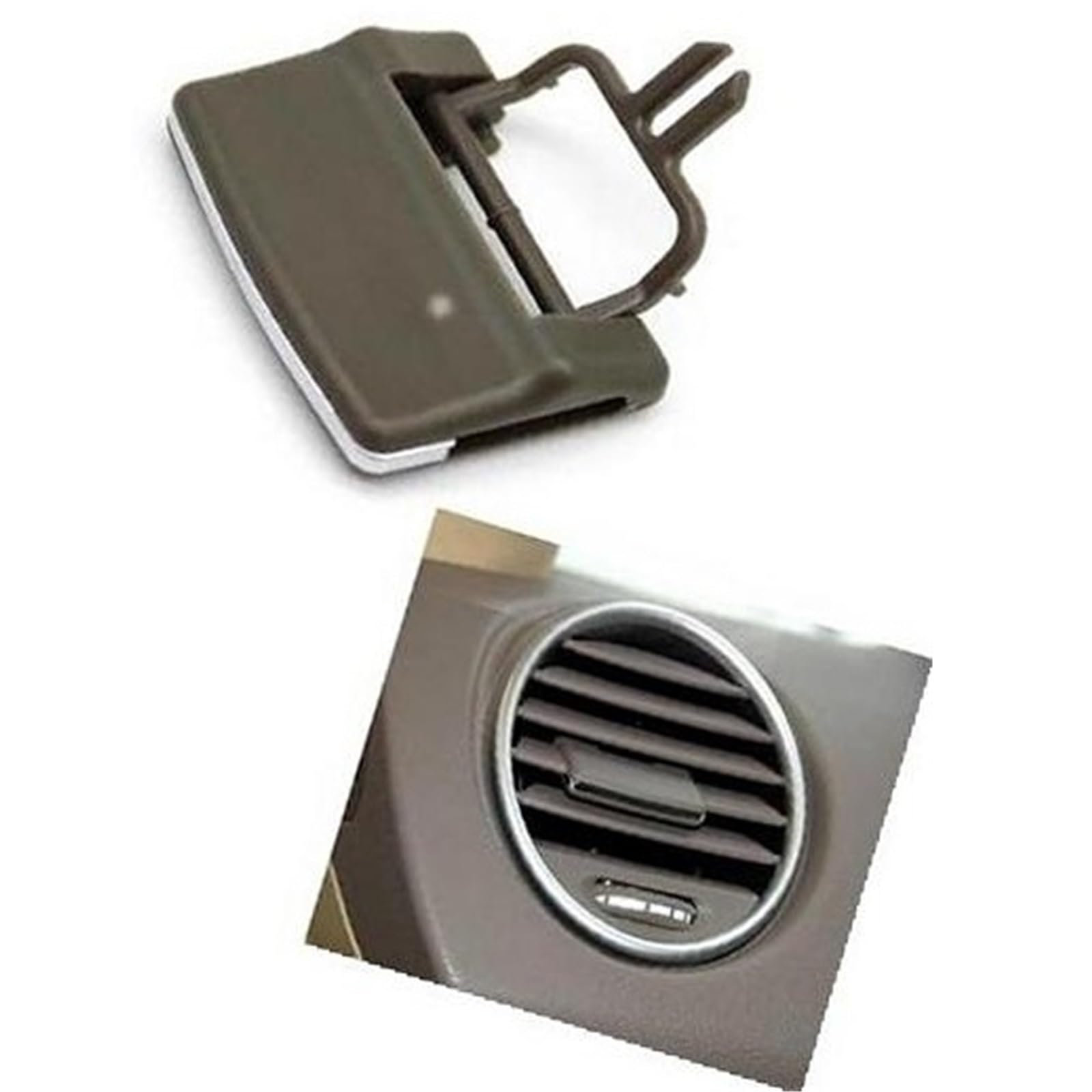 Pizgear Armaturenbrett-Entlüftungsöffnung, Autozubehör, Armaturenbrett-Klimaanlagen-Auslass-Pick, AC-Entlüftungsgitter-Laschenclip, for Mercedes, for Benz, W164 X164 ML GL Auto-Lüftungsclip(Brown 1pc) Pizgear Armaturenbrett-Entlüftungsöffnung, Autozubehör, Armaturenbrett-Klimaanlagen-Auslass-Pick, AC-Entlüftungsgitter-Laschenclip, for Mercedes, for Benz, W164 X164 ML GL Auto-Lüftungsclip(Brown 1pc) von Pizgear