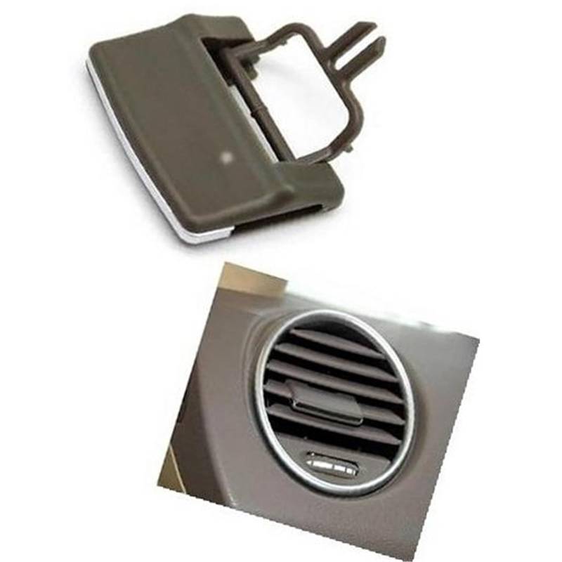 Pizgear Armaturenbrett-Entlüftungsöffnung, Autozubehör, Armaturenbrett-Klimaanlagen-Auslass-Pick, AC-Entlüftungsgitter-Laschenclip, for Mercedes, for Benz, W164 X164 ML GL Auto-Lüftungsclip(Brown 1pc) von Pizgear