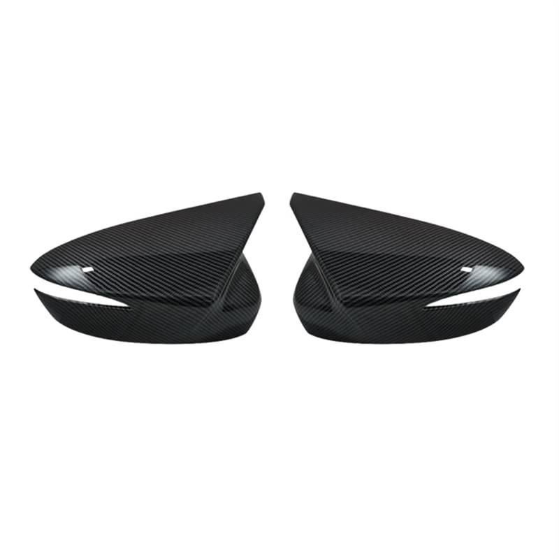 Pizgear Auto Außenspiegelgehäuse Außentürdeckel, for Mazda, CX-3 2016 2017 2018 2019 CX-5 2015 2016 Rückspiegelabdeckkappe Außenspiegel Ersatzteile Auto-Außenspiegelabdeckung(Black CARBON FIBER PATTER von Pizgear
