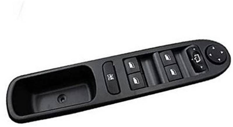 Pizgear Auto-Hauptfenster-Bedienknopf, elektrischer Fensterheber-Bedienschalter, Fensterknopf, Autozubehör, for Peugeot, 307, Auto-Fenster-Bedienschalter Autofensterschalterknopf von Pizgear