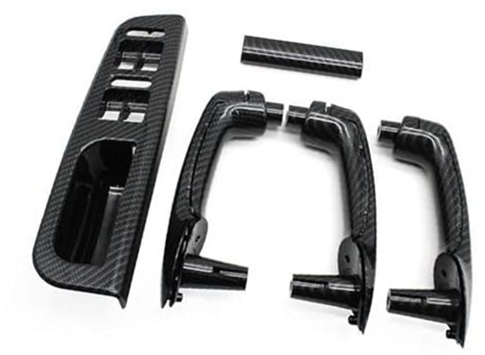 Pizgear Auto-Innenraum vorne hinten Links rechts Türgriff Haltegriff LHD, for VW, for Bora, for Golf, 4 MK4, for Jetta, 1999 2000 2001–2004 1J1867179A Auto-Innentürgriff(Black Lhd 8pcs) von Pizgear