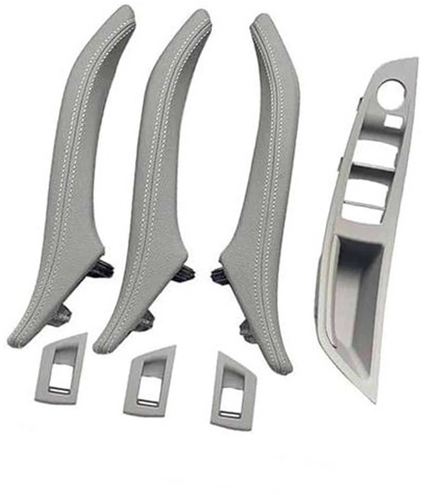 Pizgear Auto Innentürgriff Auto Links rechts Innentür Armlehnengriff Baugruppe, for, 5er F10 F11 F18 520i 523i 525i 528i 535i 2010-2017 RHD Auto-Innentürgriff(Black RHD Gray) von Pizgear