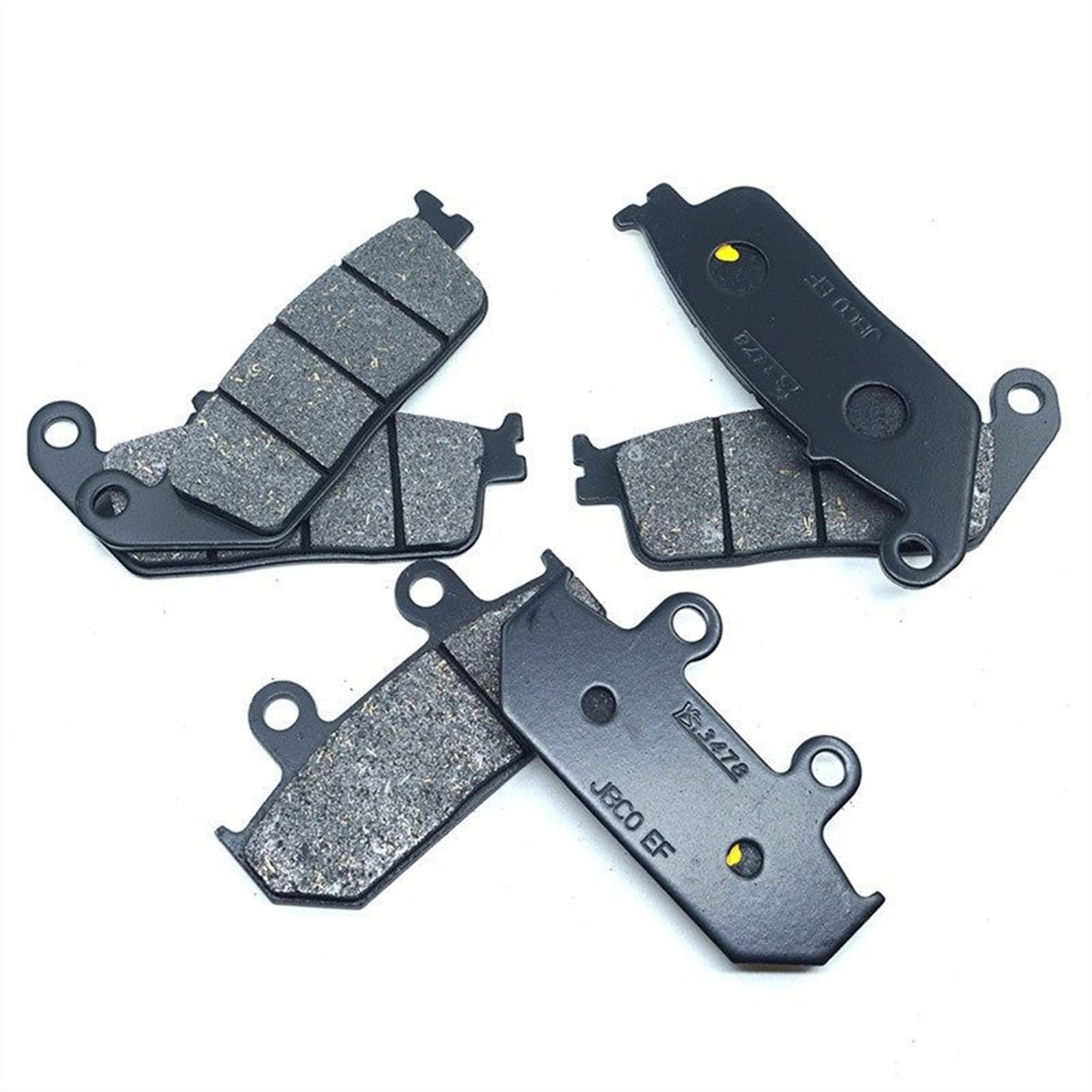 Pizgear Bremsbeläge vorne und hinten, Rollerteile, for Burgman 650, for Skywave AN650 AN650Z 2002-2017 AN650A, for Skywave 650LX 2012-2018 Motorrad-Bremsbeläge(Whole Set) von Pizgear