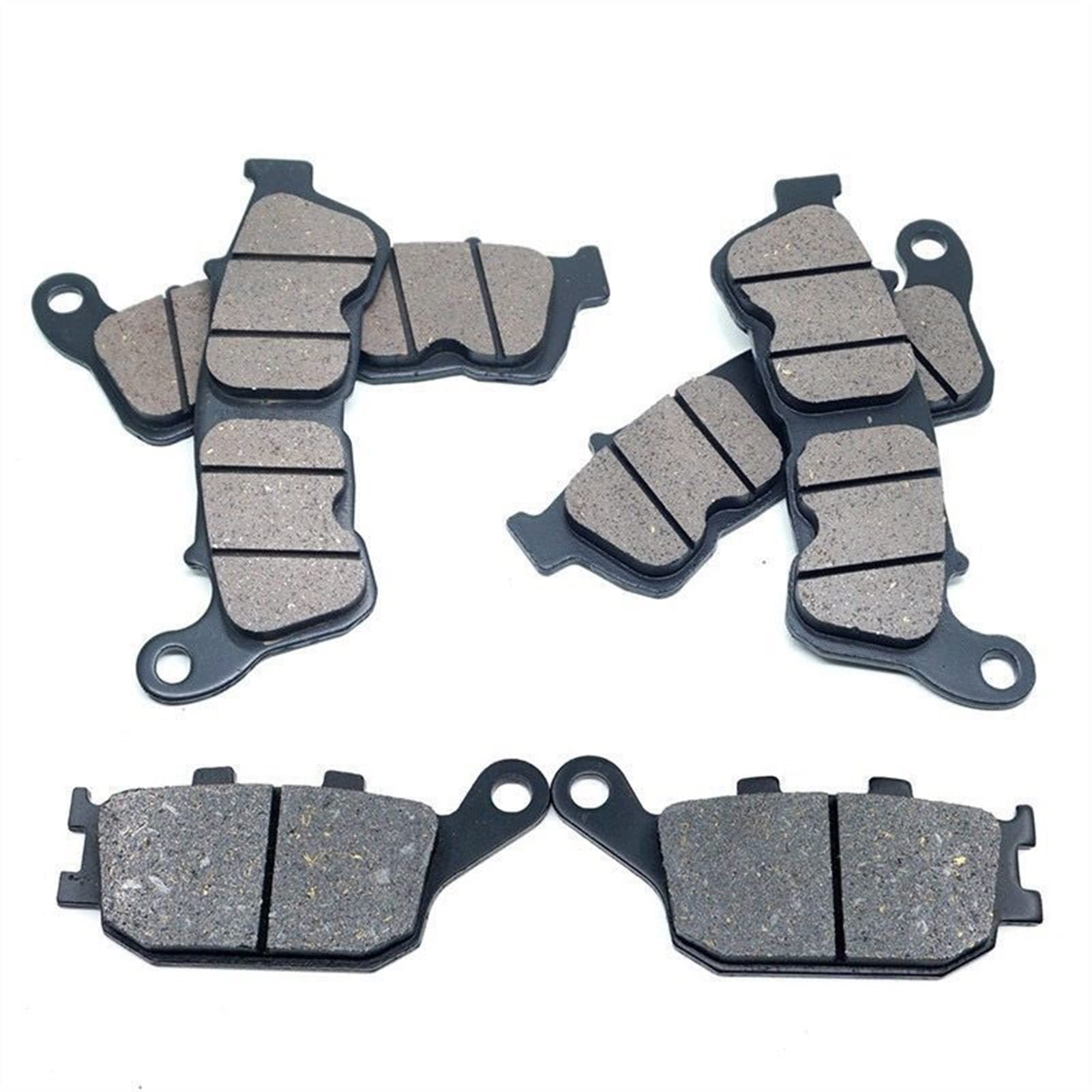Pizgear Bremsbeläge vorne und hinten, Teilesatz, for Hornet 600 CB600F CB 600 F ABS 2007 2008 2009 2010 2011 Motorrad-Bremsbeläge(Whole Set) von Pizgear