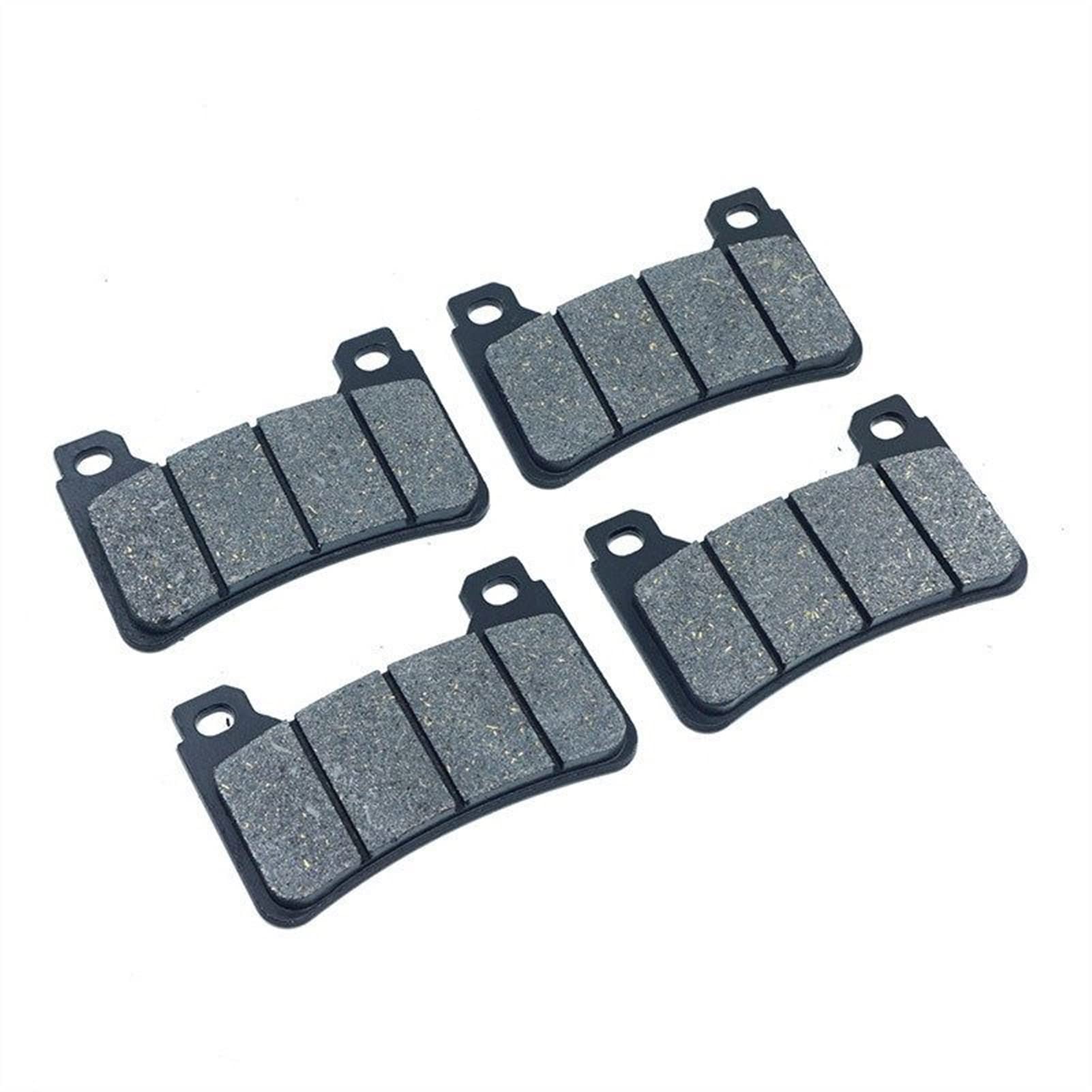 Pizgear Bremsbelagsatz vorn und hinten, for CBR600RR ABS 2007-2017 CBR1000RR Fireblade 2006-2016 CBR1000RRA ABS 2009-2016 Motorrad-Bremsbeläge(2 Front Brake Pads) von Pizgear