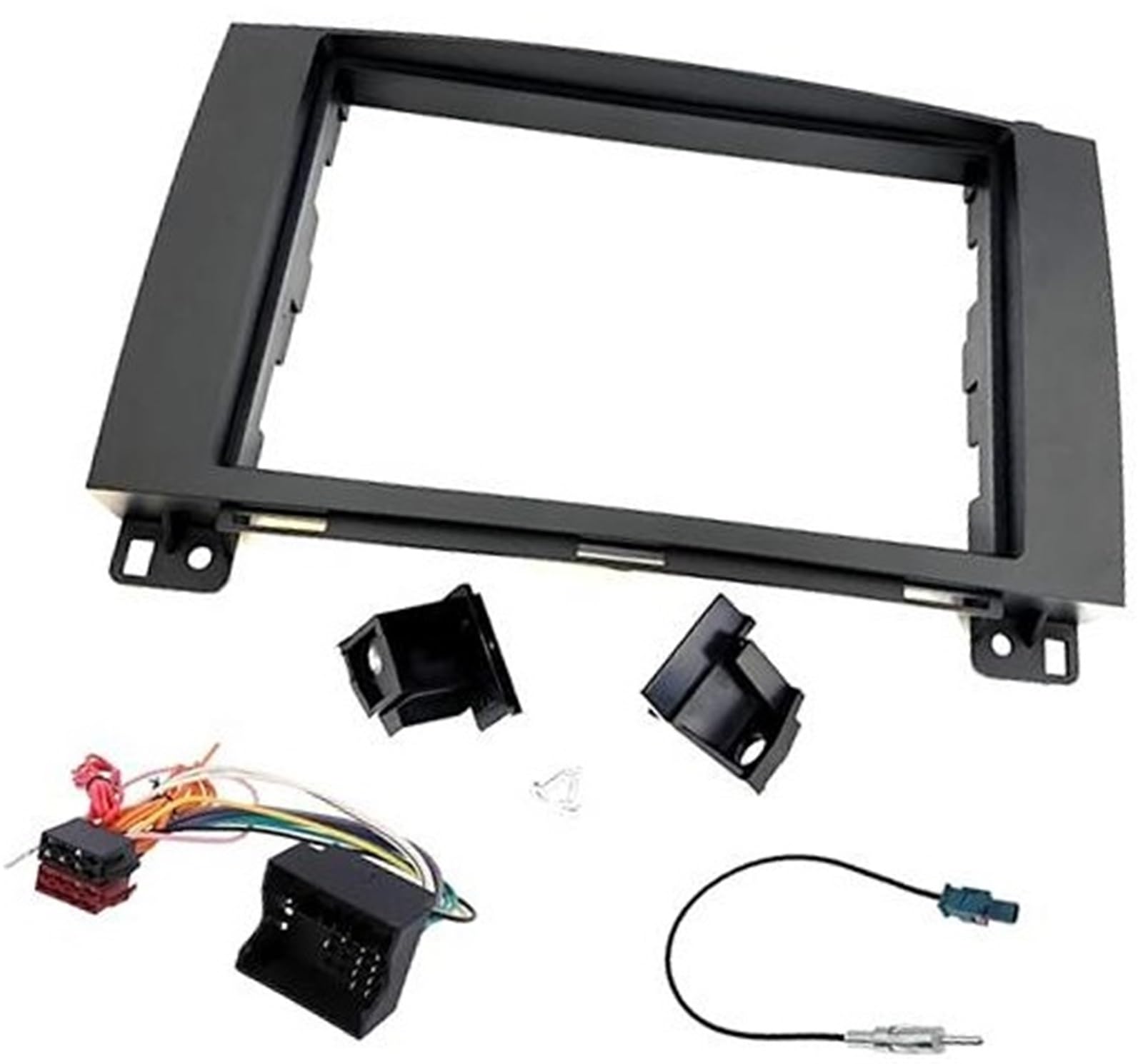 Pizgear Doppel-DIN-Autoradio-Rahmen-Einbauset, 2-DIN-Frontblendenrahmen, ISO-Anschlusskabel, Antennenadapter Autoradio-Armaturenbrett Pizgear Doppel-DIN-Autoradio-Rahmen-Einbauset, 2-DIN-Frontblendenrahmen, ISO-Anschlusskabel, Antennenadapter Autoradio-Armaturenbrett von Pizgear