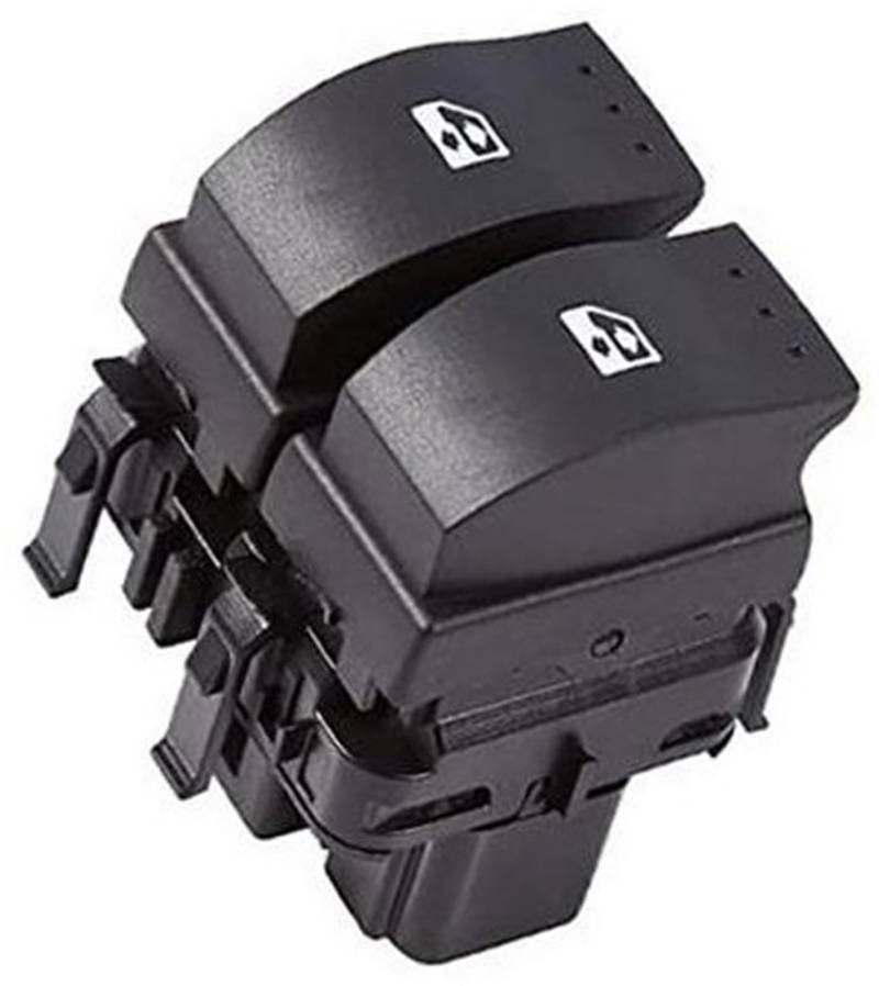 Pizgear Elektrische Fensterheber-Steuertaste, Schalter, Antriebsseite, elektrischer Hauptfensterheber-Steuerschalter, Knopf for Clio II 2 8200 060 045, Fenstersteuerschalter, Autofenster-Steuerschalte von Pizgear
