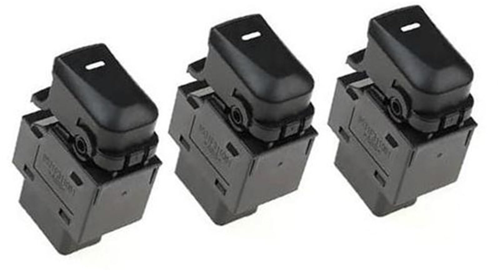 Pizgear Fensterschalter 93580-2S000 Beifahrer-Fensterheber-Steuerschalterknopf Auto 935802S000, for Hyundai, Ix35 Tucson Ix Autofensterschalterknopf(Black 3 Pcs) von Pizgear