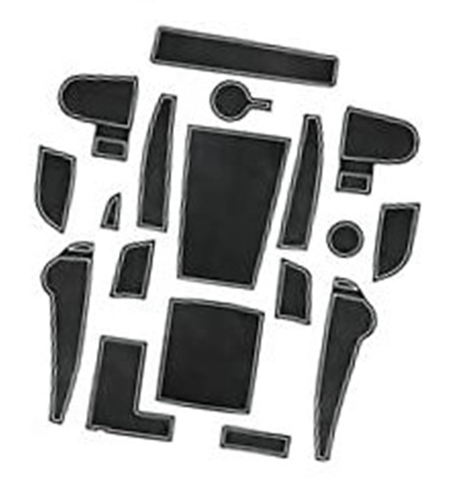 Pizgear For Hyundai, KONA EV 2020-2023 Auto-Gummimatten, KONA EV Automatten Türschlitzmatte Autoarmlehne Getränkehaltermatte Mittelkonsole Antirutschmatten Innenraum Gummimatten KONA EV Zubehör Anti-R Pizgear For Hyundai, KONA EV 2020-2023 Auto-Gummimatten, KONA EV Automatten Türschlitzmatte Autoarmlehne Getränkehaltermatte Mittelkonsole Antirutschmatten Innenraum Gummimatten KONA EV Zubehör Anti-R von Pizgear