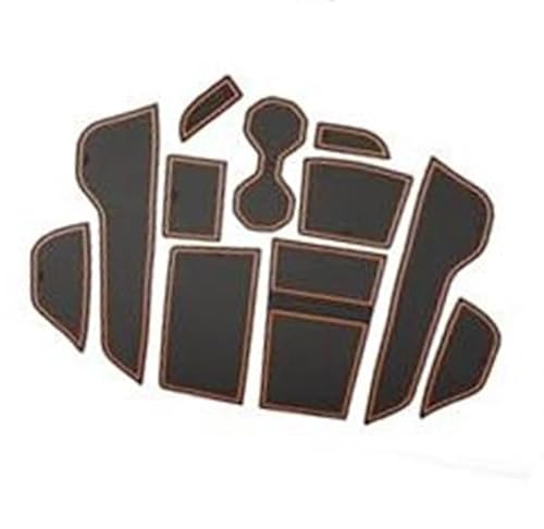 Pizgear For MG, 4 EV, for MG,4 Electric 2022-2024 2025 Auto-Gummimatten, Automatten Türschlitzmatte Autoarmlehne Getränkehaltermatte Mittelkonsole Antirutschmatten Innenraum Gummimatten, for MG, 4 Zub von Pizgear
