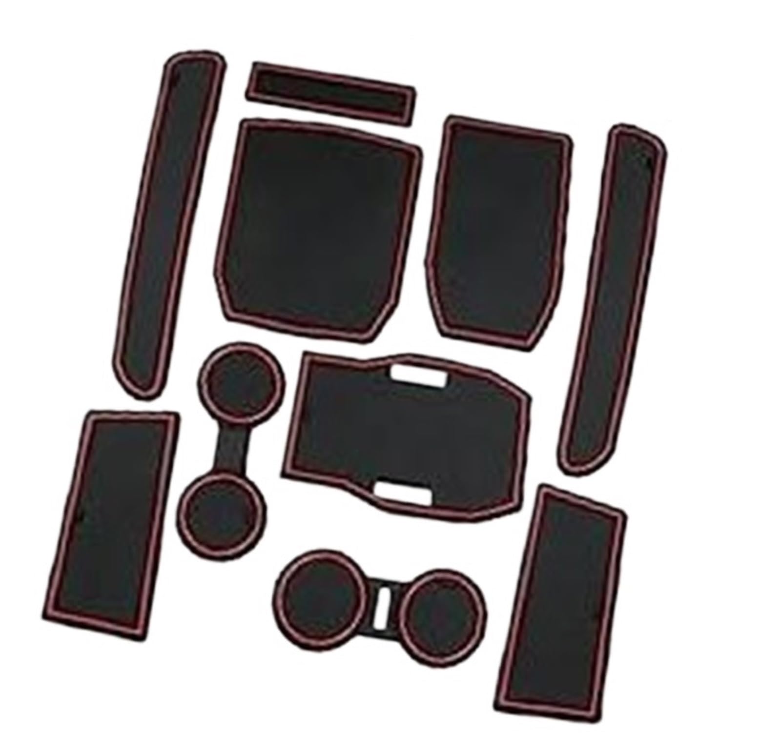 Pizgear For Renault, Austral E-Tech Hybrid 2023 2024 Auto Gummimatten, Automatten Türschlitzmatte Auto Armlehne Getränkehaltermatte Mittelkonsole Antirutschmatten Gummimatten Austral Zubehör Anti-Ruts Pizgear For Renault, Austral E-Tech Hybrid 2023 2024 Auto Gummimatten, Automatten Türschlitzmatte Auto Armlehne Getränkehaltermatte Mittelkonsole Antirutschmatten Gummimatten Austral Zubehör Anti-Ruts von Pizgear