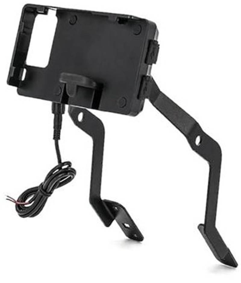 Pizgear GPS-Moto-Telefonhalterung, for, for F900XR F 900 XR 2020-2022 Motorrad-Windschutzscheibenständerhalter Handy-GPS-Navigationsplattenhalterung Motorrad-Telefonhalterung(Black USB Charging A) von Pizgear