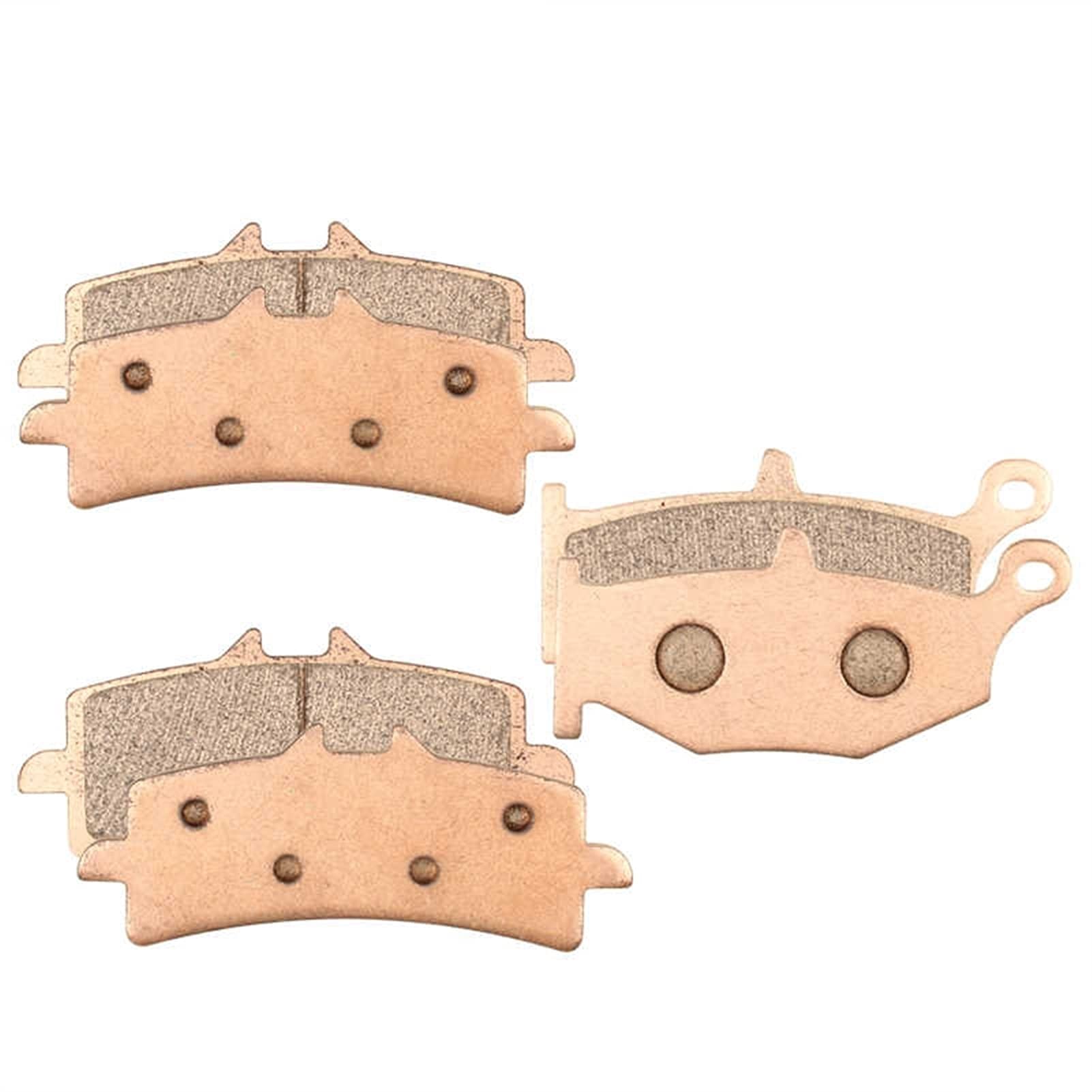 Pizgear Gesinterte Bremsbeläge for Motorräder vorn und hinten auf Kupferbasis, for Hayabusa, GSX1300R GSX 1300 R GSXR1300 GSX- R 2013-2018 Motorrad-Bremsbeläge(Front and Rear) von Pizgear