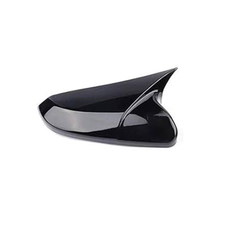 Pizgear Hornform ABS Carbon Fiber Style Rückspiegelabdeckung Rückspiegelkappen, for Civic, 10. 2016 2017 2018 2019 2020 Außenspiegel Ersatzteile Auto-Außenspiegelabdeckung(1PC Black Left) von Pizgear