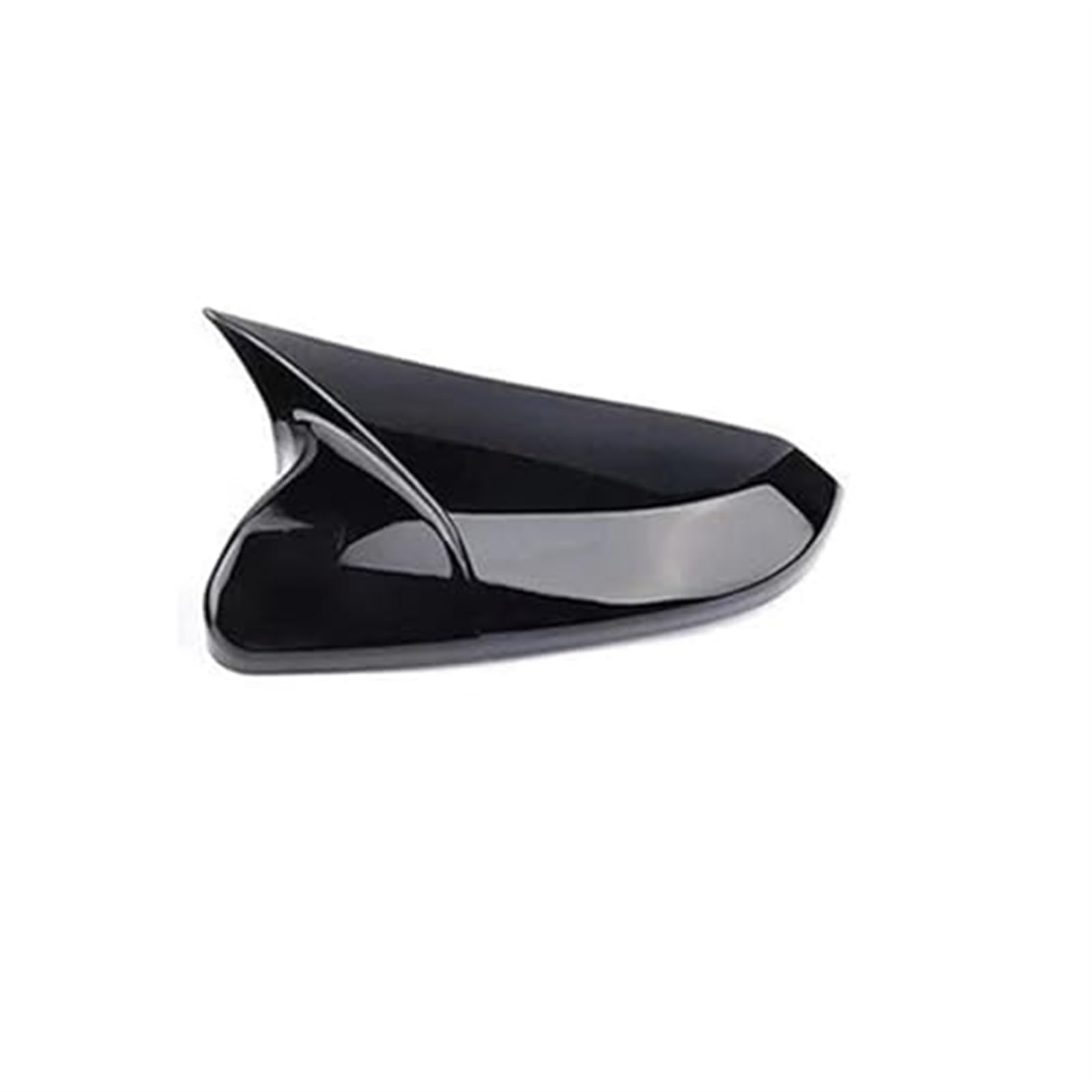Pizgear Hornform ABS Carbon Fiber Style Rückspiegelabdeckung Rückspiegelkappen, for Civic, 10. 2016 2017 2018 2019 2020 Außenspiegel Ersatzteile Auto-Außenspiegelabdeckung(1PC Black Right) von Pizgear