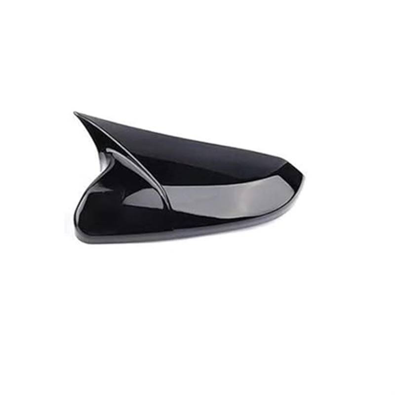 Pizgear Hornform ABS Carbon Fiber Style Rückspiegelabdeckung Rückspiegelkappen, for Civic, 10. 2016 2017 2018 2019 2020 Außenspiegel Ersatzteile Auto-Außenspiegelabdeckung(1PC Black Right) von Pizgear