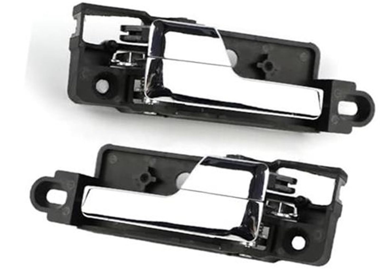 Pizgear Innentürgriff Chrom vorne hinten Links rechts, for Ford, for Fusion, for Mercury, for Mailand 2006 2007 2008 2009 2010 2011 6E5Z5422601B Auto-Innentürgriff(Black Rear 1pair) von Pizgear