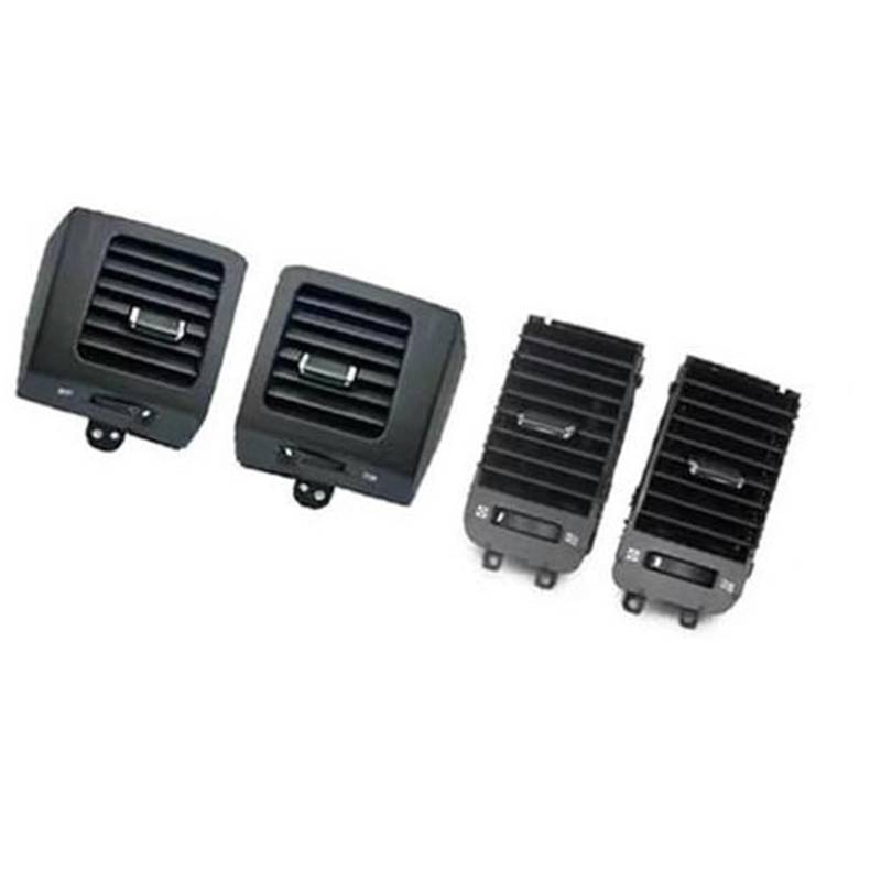 Pizgear Klimaanlagen-Auslass, for Lexus, for GX470 2003 2004 2005 2006 2007 2008 2009, 4 Stück, Auto-Armaturenbrett-Klimaanlagen-Entlüftungsauslass Lüftungsauslass für Autoklimaanlage(Black Black) von Pizgear