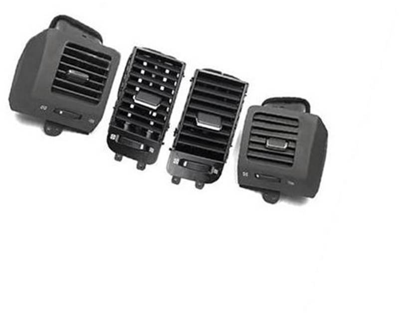Pizgear Klimaanlagen-Auslass, for Lexus, for GX470 2003 2004 2005 2006 2007 2008 2009, 4 Stück, Auto-Armaturenbrett-Klimaanlagen-Entlüftungsauslass Lüftungsauslass für Autoklimaanlage(Black Brown) von Pizgear