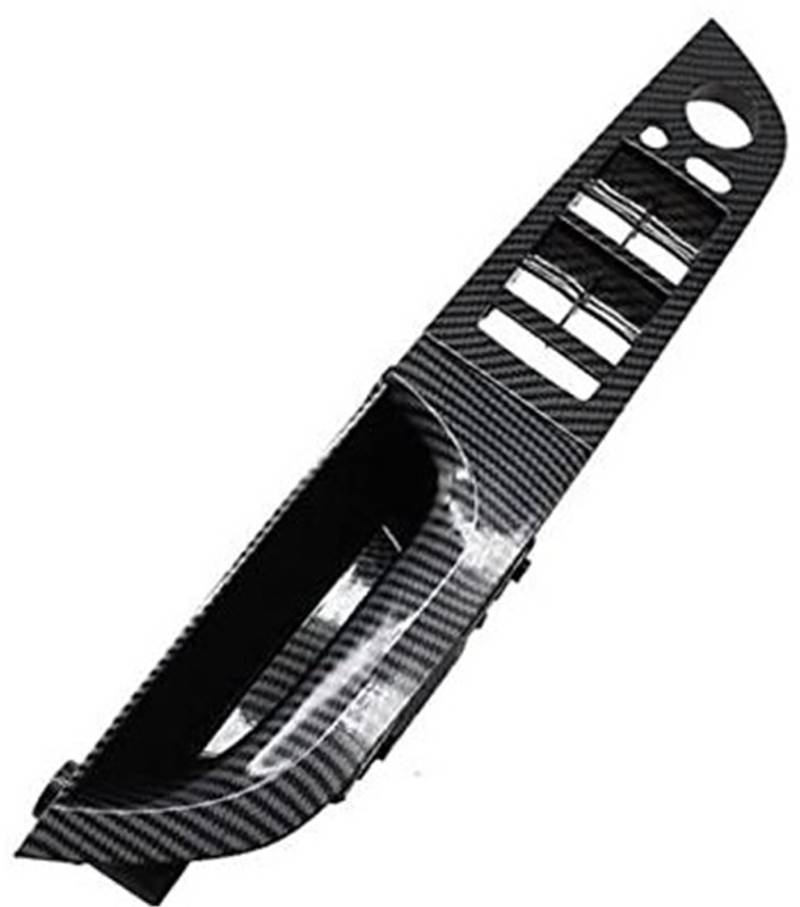 Pizgear Linkshänder-Fahrer-Carbonfaser-Innentürgriff-Armlehnenverkleidung, for, 3er-Serie E90 E91 316 318 320 325 328 Auto-Innentürgriff(Black 37.5 A1) von Pizgear