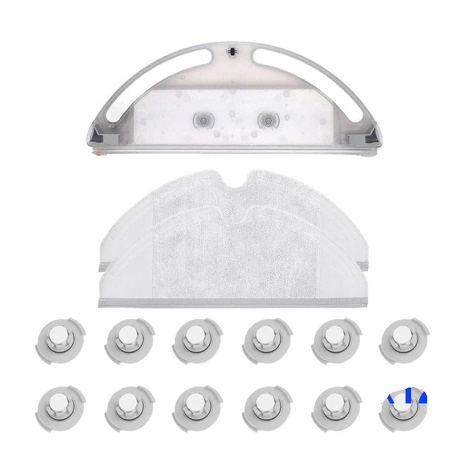 Pizgear Mopptücher Wassertank, for Xiaomi, for Roborock, S51 S50 S52 S55 S60 E25 E35 E4 E5 S6 Pure S5 S6 T4 T6 Staubsauger Teile Ersatz Roboter-Staubsauger-Wischpad(15pcs) von Pizgear