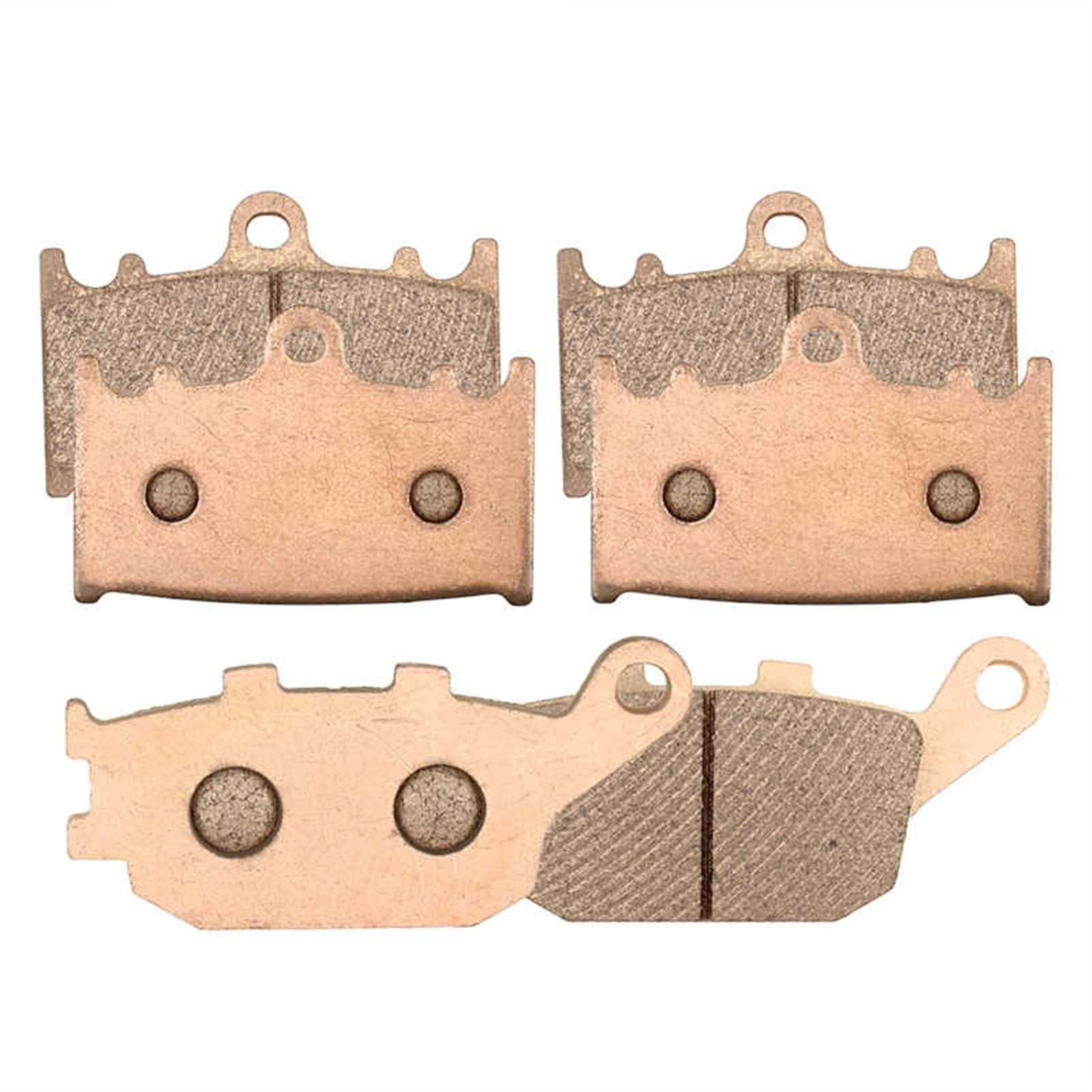 Pizgear Motorrad-Bremsbeläge vorn und hinten, Scheiben aus Kupfersinter, for GSF 650 1250 Bandit 2007 2008 2009 2010 2011 2012 2013 SV 1000 Motorrad-Bremsbeläge(Front and Rear) von Pizgear