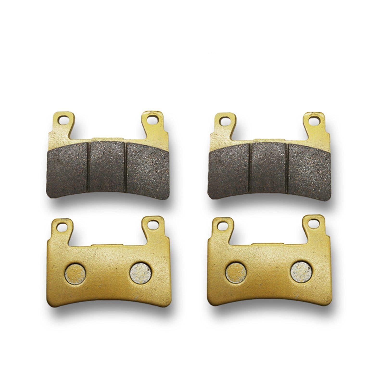 Pizgear Motorrad-Bremsbeläge vorn und hinten, for CB400 SF 2004-2005 CBR600 F2 F3 F4 F4i 1999-2006 VTR1000 00-07 CBR900 CB1300 Motorrad-Bremsbeläge(Front 2 Pair) von Pizgear