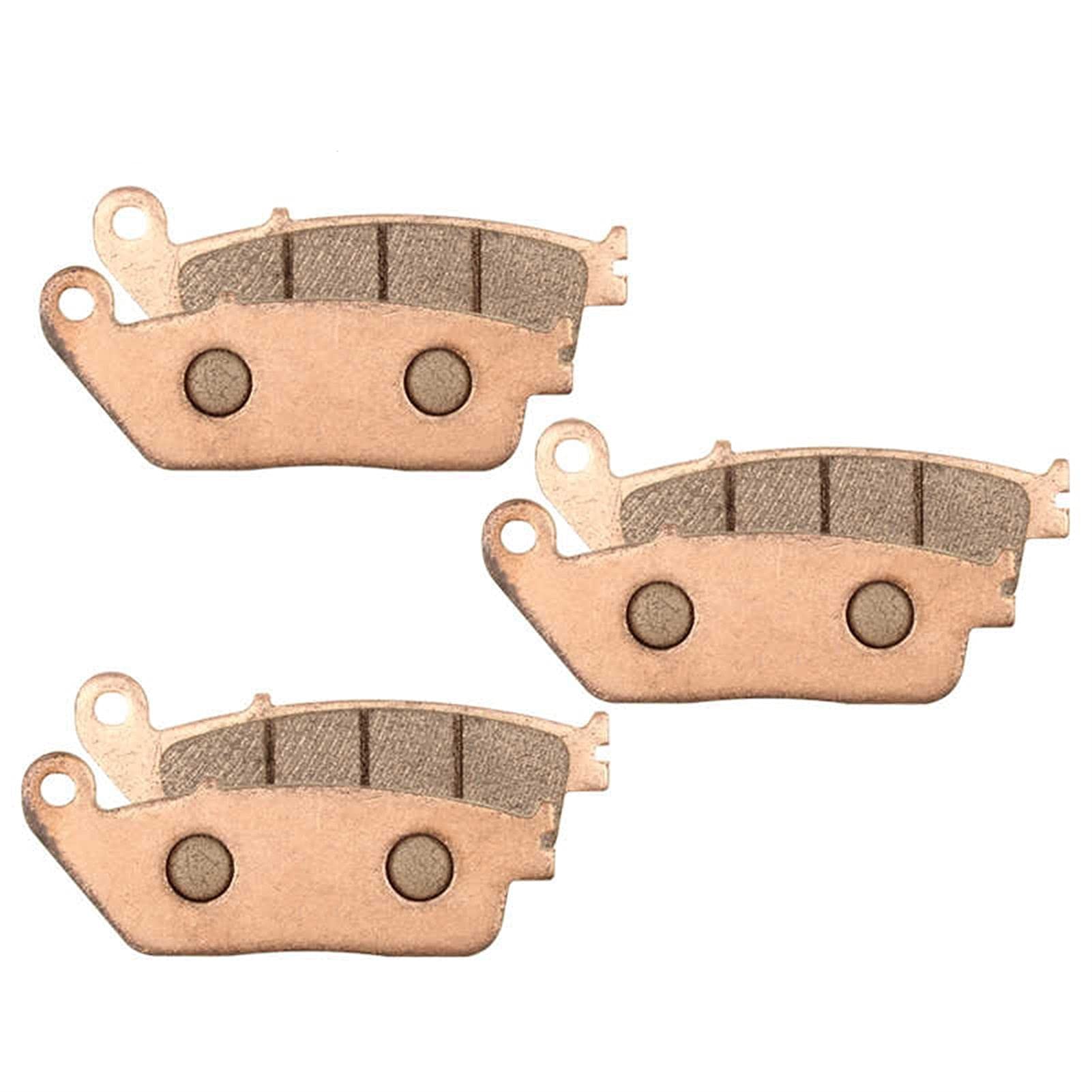 Pizgear Motorrad-Bremsbeläge vorn und hinten, for CBR750 CBR 750 RC27 1988 VFR750 VFR750F VFR 750 1988-1997 CBR1000 CBR1000F CBR 1000 1989-1992 Motorrad-Bremsbeläge(Front and Rear) von Pizgear
