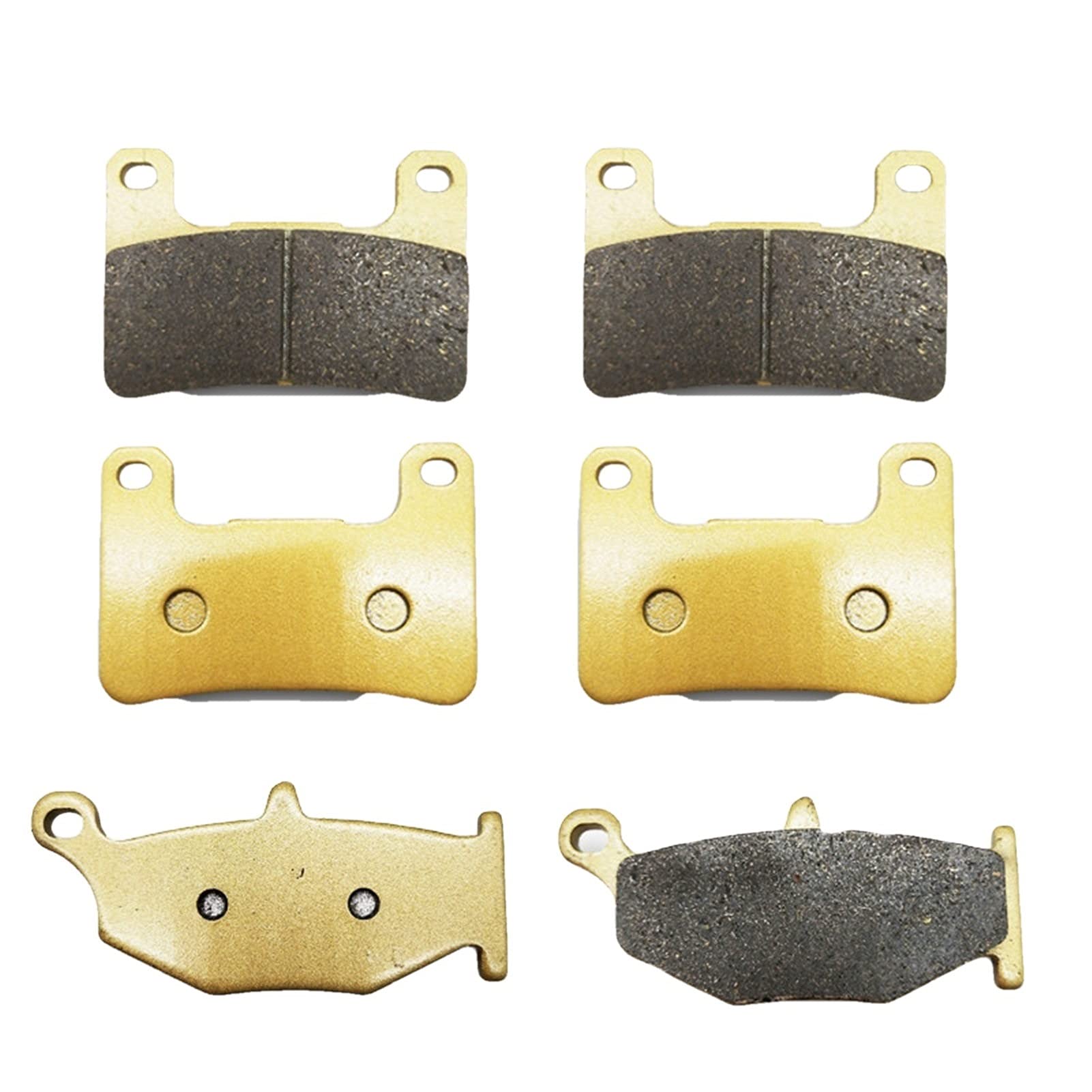 Pizgear Motorrad-Bremsbeläge vorn und hinten, for GSXR 600 GSXR 750 2006-2010 K6 K7 K8 K9 L0 GSXR600 GSXR750 Motorrad-Bremsbeläge(3 Pairs All) von Pizgear