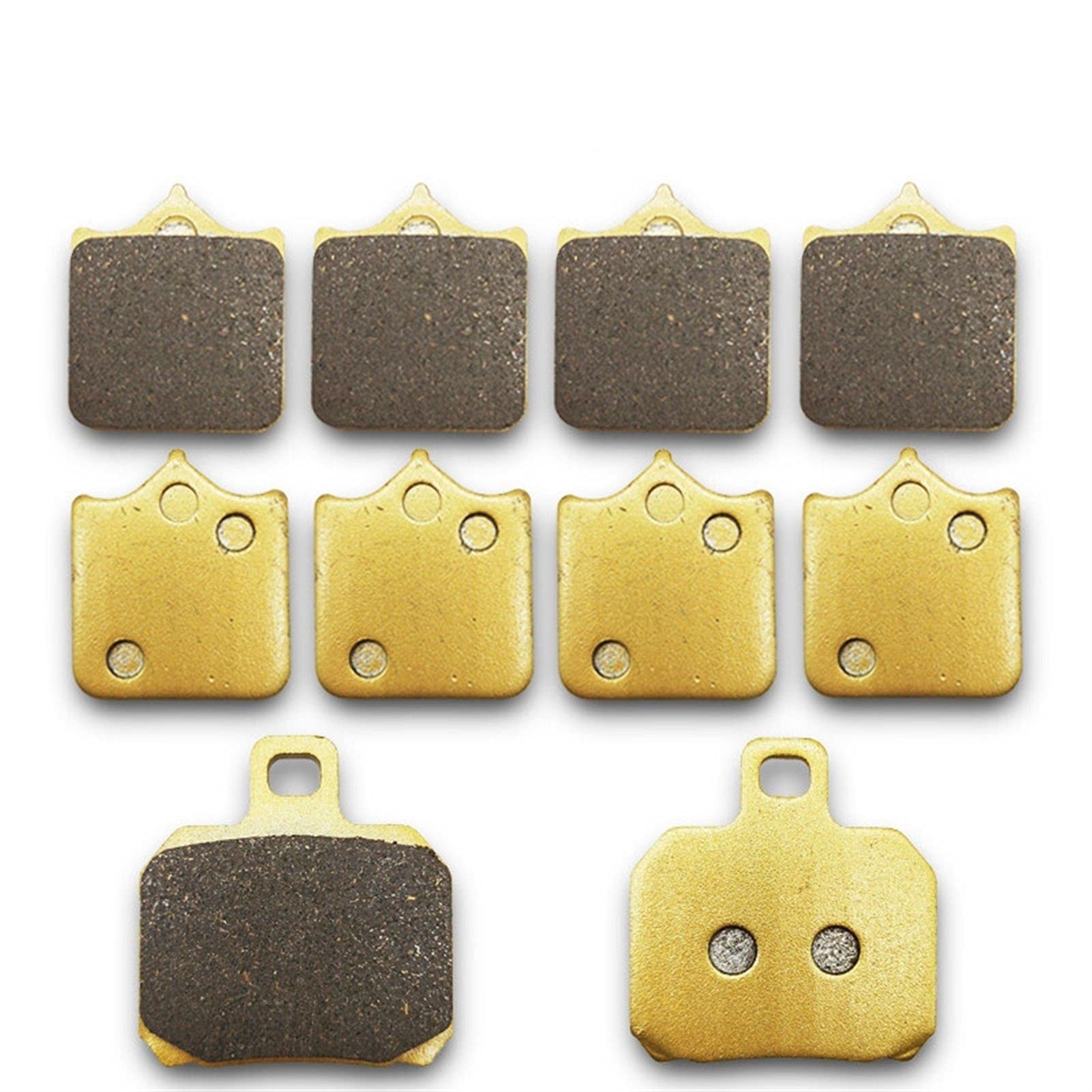 Pizgear Motorrad-Bremsbeläge vorne und hinten, for BJ600GS BN600 BN 600 GT 2013 2014 2015 2016 2017 Tornado TRE TNT 600 1130 Motorrad-Bremsbeläge(5 Pairs All) von Pizgear
