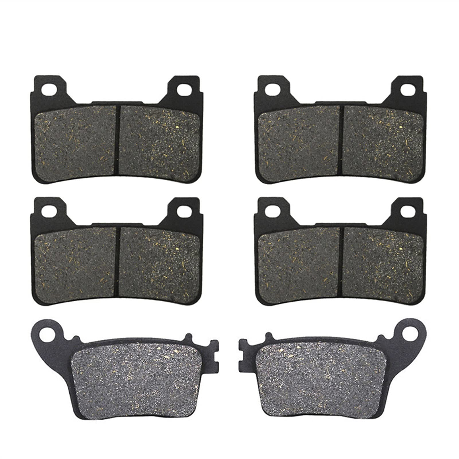 Pizgear Motorrad-Bremsbeläge vorne und hinten, for CBR 600RR CBR600RR CBR 600 RR CBR 1000RR Fireblade CBR1000RR CBR 1000 RR 2006-2016 Motorrad-Bremsbeläge(Front and Rear) von Pizgear